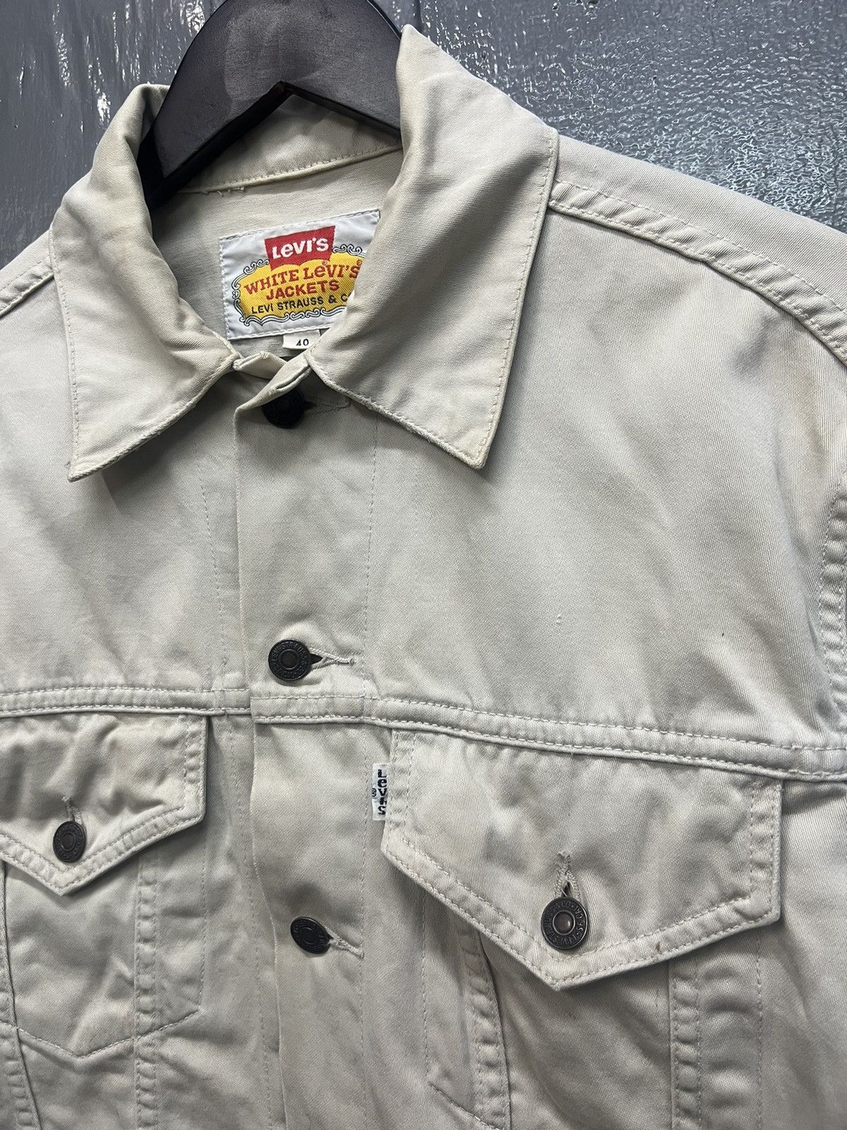Levi's White Levi's Jackets Trucker Size US M / EU 48-50 / 2 - 5 Thumbnail