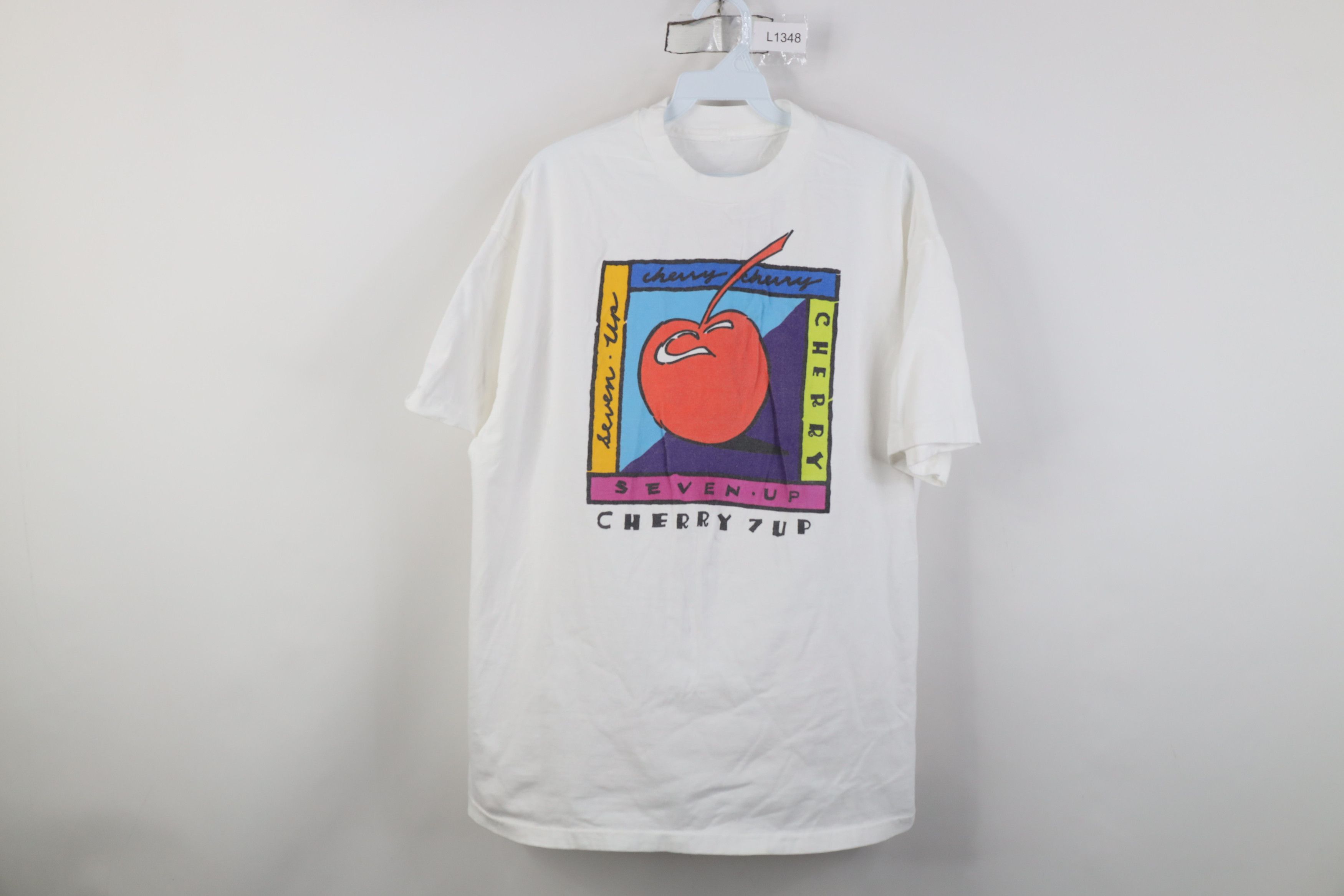Vintage Vintage 80s 90s Streetwear Seven Up Soda Pop T-Shirt USA Size US L / EU 52-54 / 3 - 1 Thumbnail