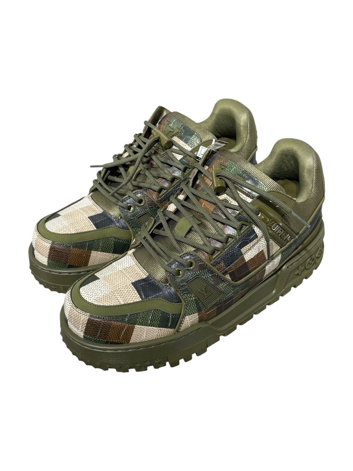 Louis Vuitton Louis Vuitton 8.5 Maxi Damoflage Damier Sneakers Trainer Size US 8.5 / EU 41-42 - 3 Thumbnail
