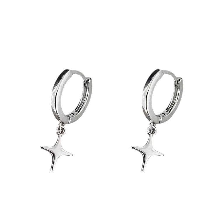 Jewelry × Sterling Silver Crazy Earrings One Pairs Chrome Jewelry Size ONE SIZE - 6 Thumbnail