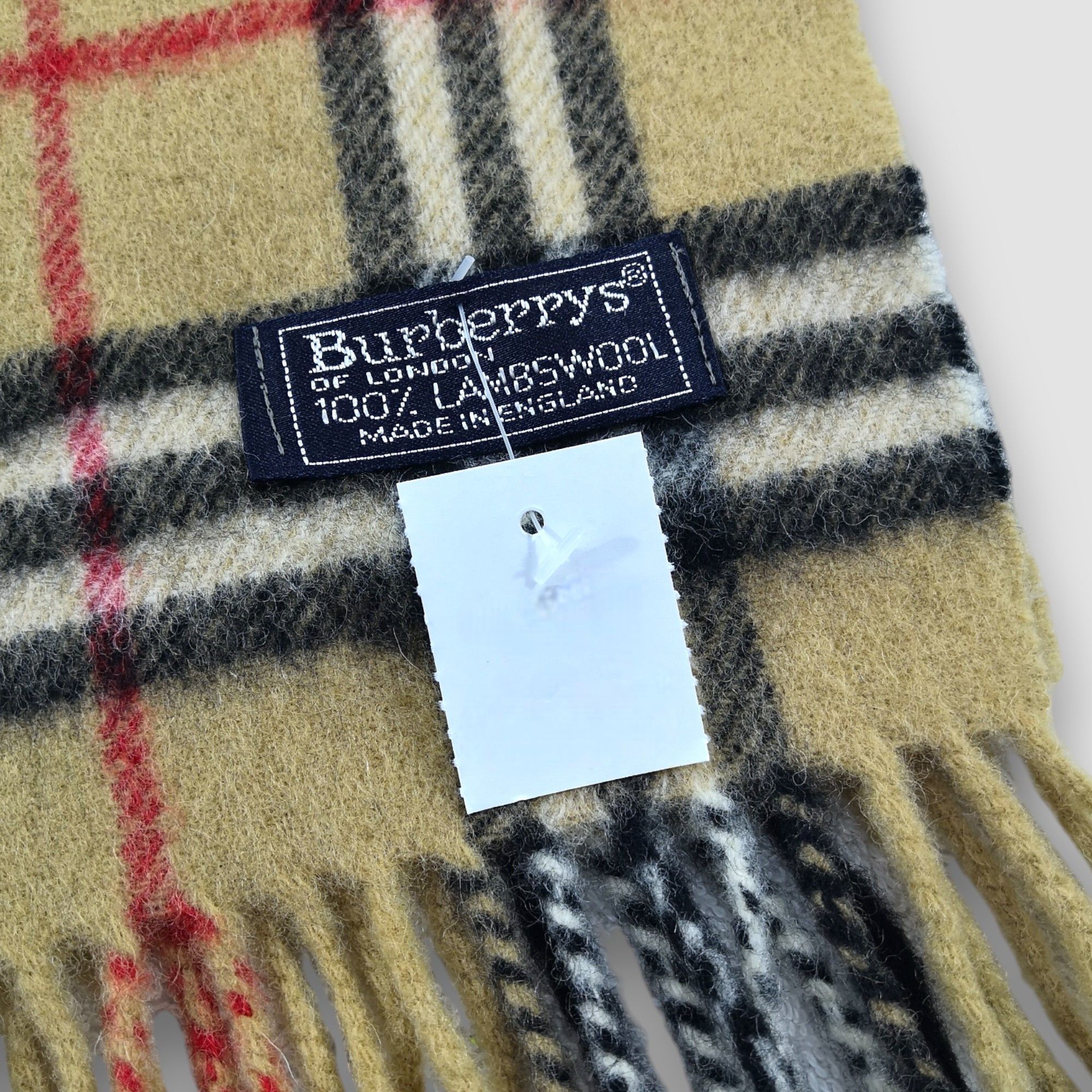 Burberry Vintage Burberry Scarf Muffler Wool Cashmere Scarves Size ONE SIZE - 4 Thumbnail