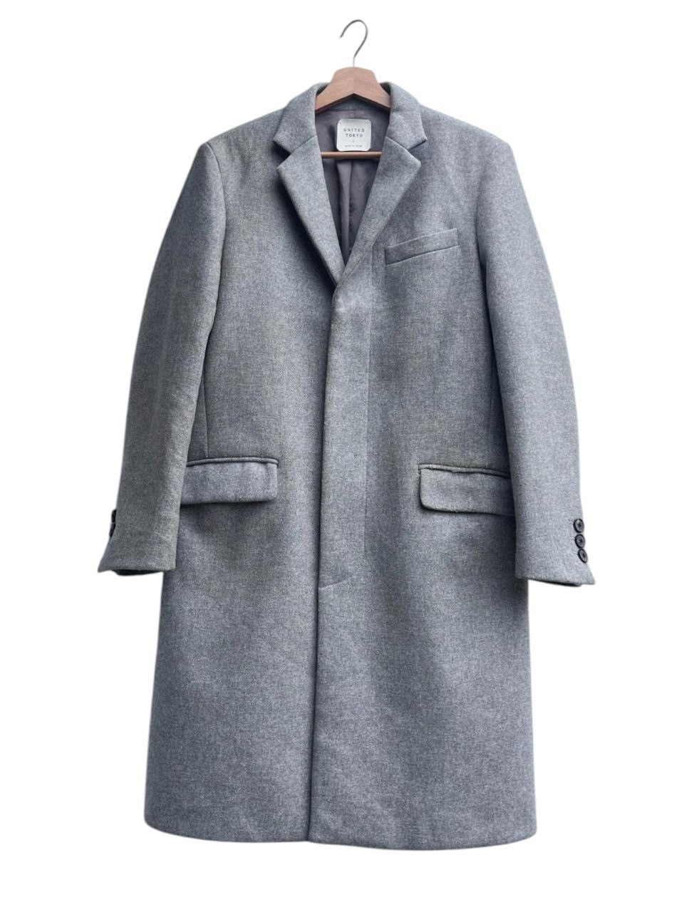 Japanese Brand United Tokyo Wool Chester Coat Size US S / EU 44-46 / 1 - 1 Thumbnail