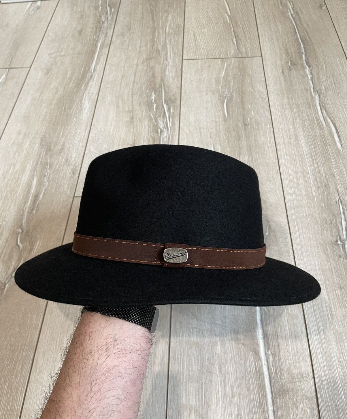Borsalino Borsalino Alessandria 1857 Black Hat Size US8 UK 7 7/8 Size ONE SIZE - 2 Thumbnail