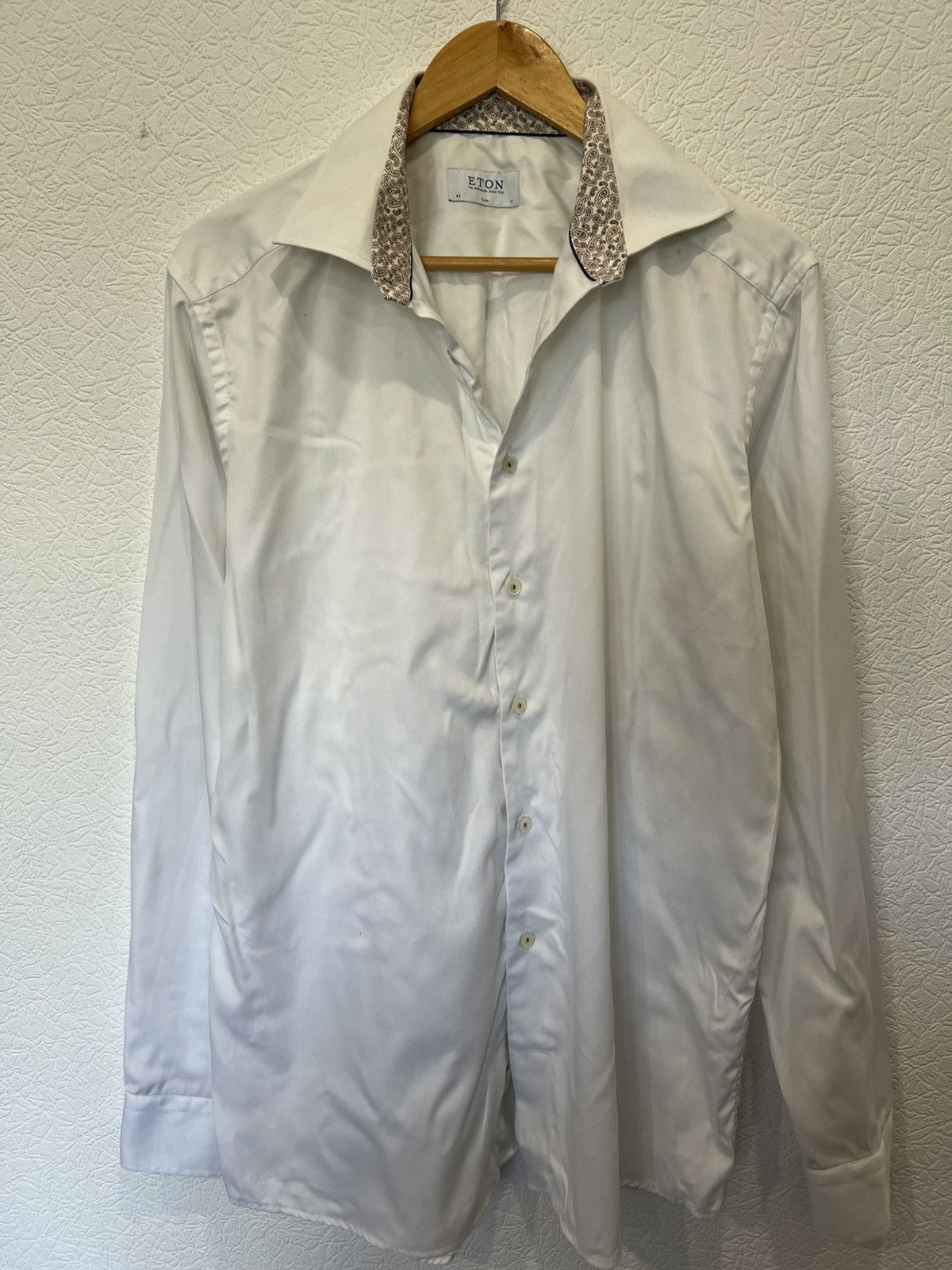 Eton Eton White Button Up Shirt Classic Size US L / EU 52-54 / 3 - 1 Thumbnail