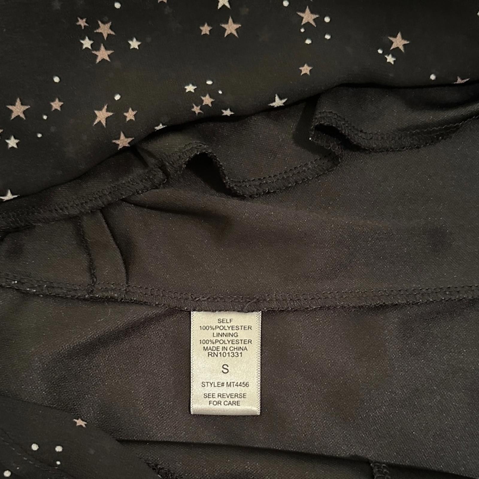 Other Charlotte Russe Star Print Chiffon Tank Top Y2K Sheer S Size S / US 4 / IT 40 - 5 Thumbnail