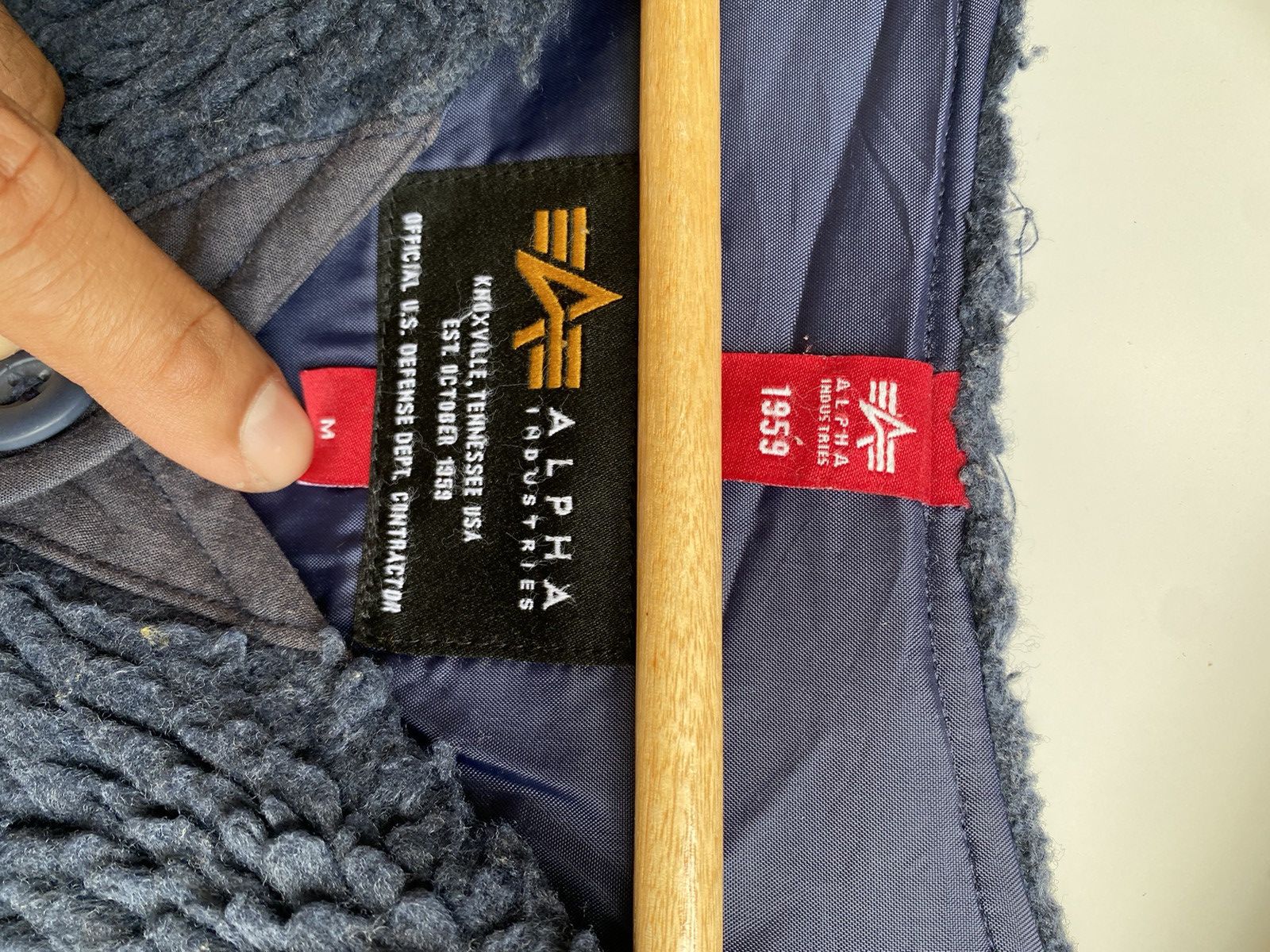 Alpha Industries × Vintage ✅️Vtg Alpha Industries Sherpa Jacket Size US M / EU 48-50 / 2 - 7 Thumbnail