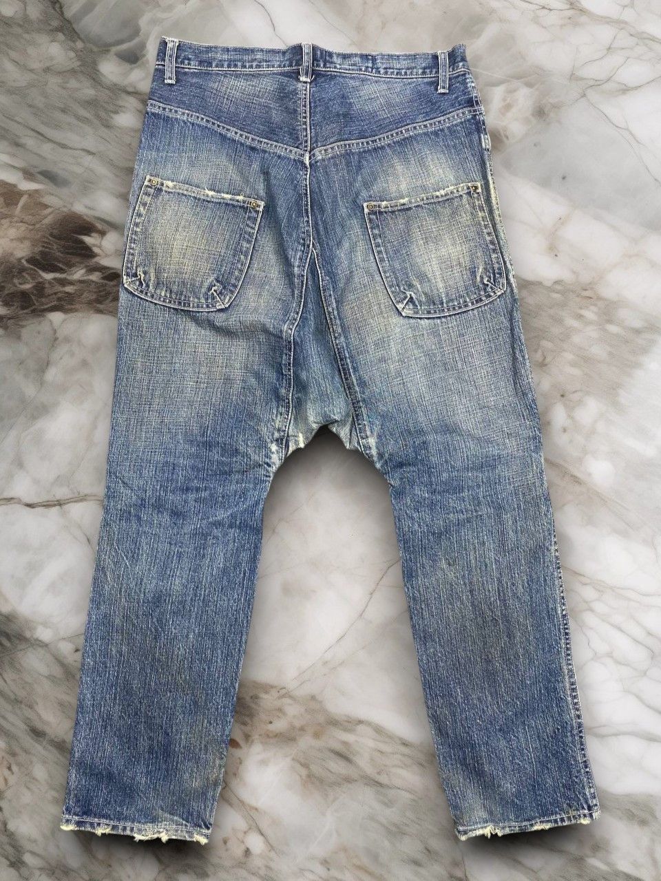 Japanese Brand japanese brand nice design distressed denim Size US 34 / EU 50 - 2 Thumbnail