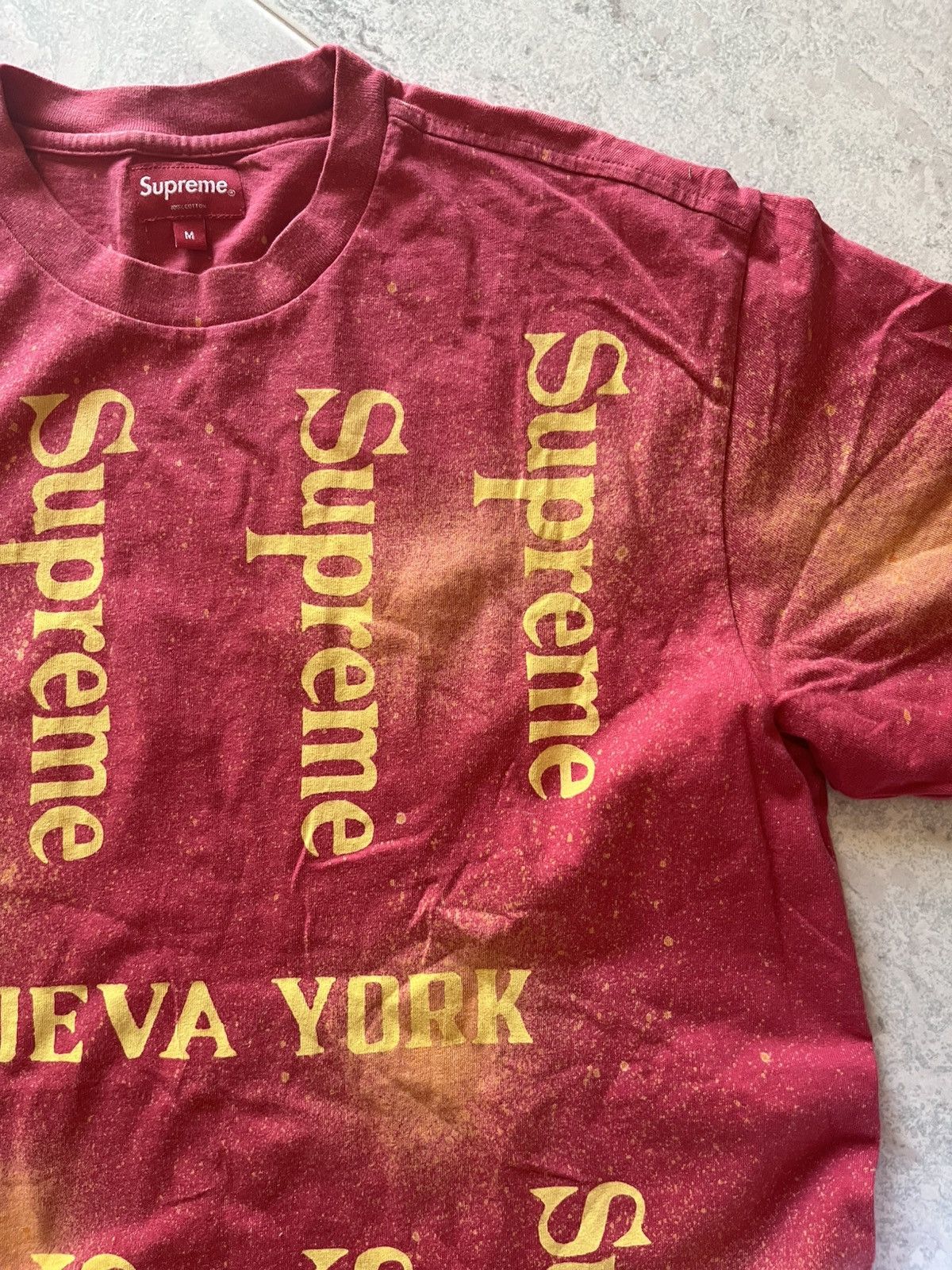 Supreme Supreme Red T Shirt Size US M / EU 48-50 / 2 - 4 Thumbnail