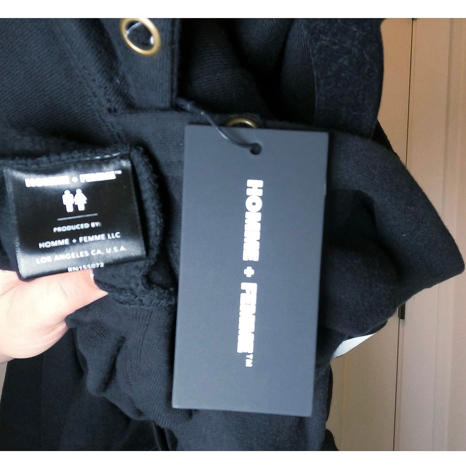 Homme + Femme La •NWT• Homme + Femme LA Black Money Sex Respect Hoodie Medium Size US M / EU 48-50 / 2 - 10 Thumbnail