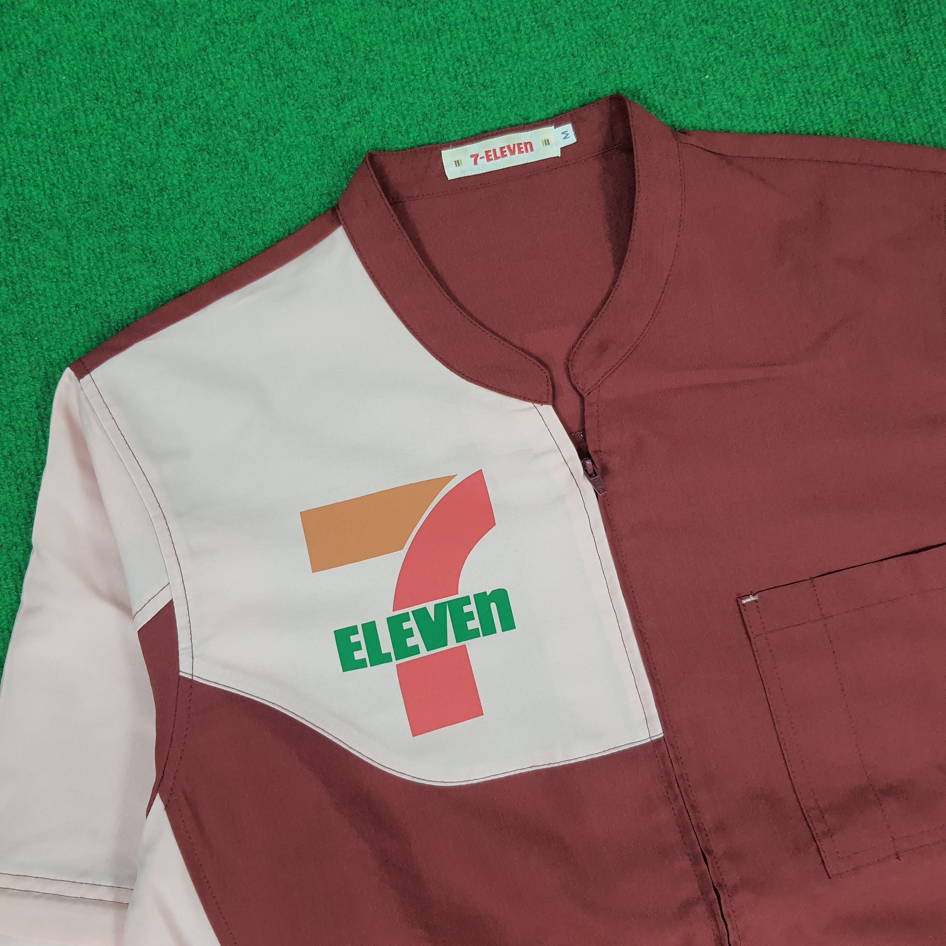 Japanese Brand × Vintage Vintage 7 Eleven Japan Staff Uniform Work Jacket Size US M / EU 48-50 / 2 - 2 Thumbnail