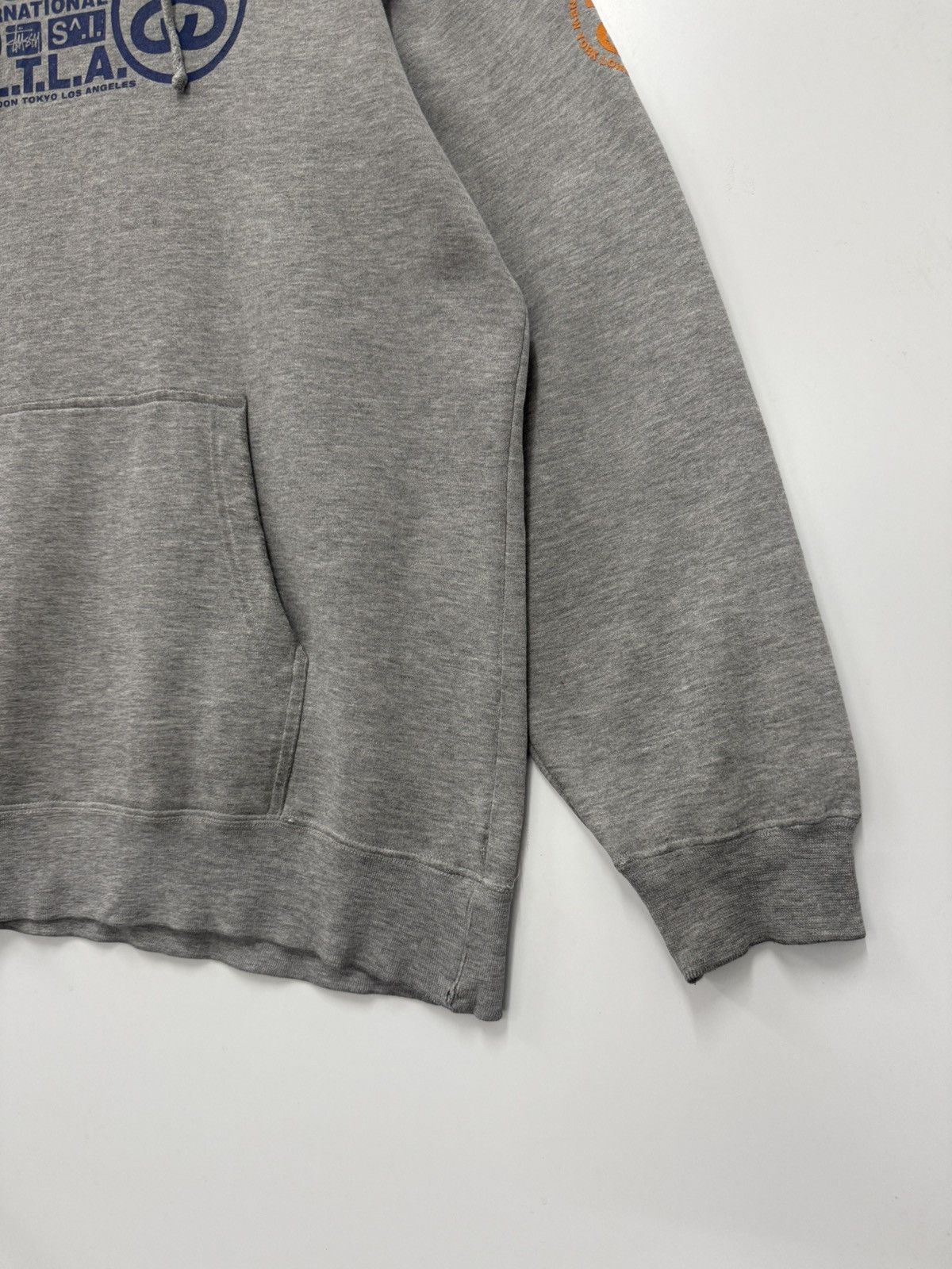 Stussy 🔥 VTG USA STUSSY NYLTLA iNTERNATIONAL LOGO DISTRESSED HOOD Size US M / EU 48-50 / 2 - 2 Thumbnail