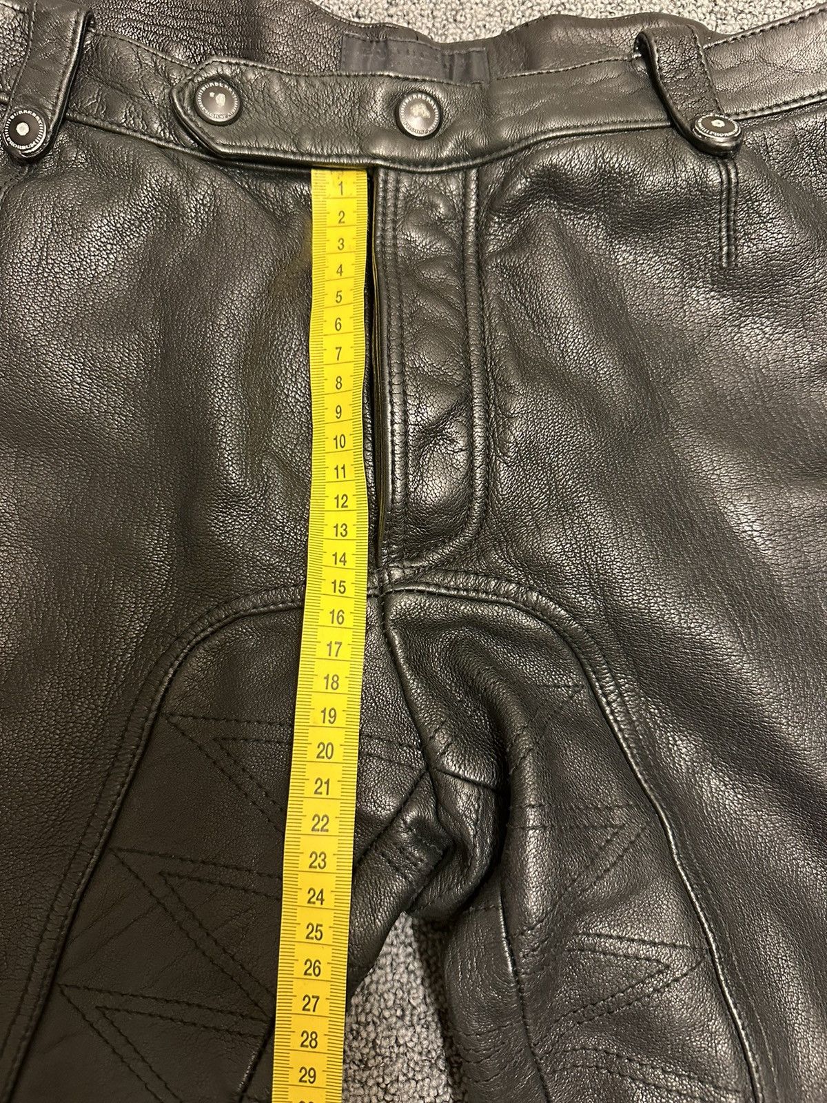 Burberry Prorsum Burberry Prorsum ss11 leather biker pants size IT 52 Size US 34 / EU 50 - 3 Thumbnail