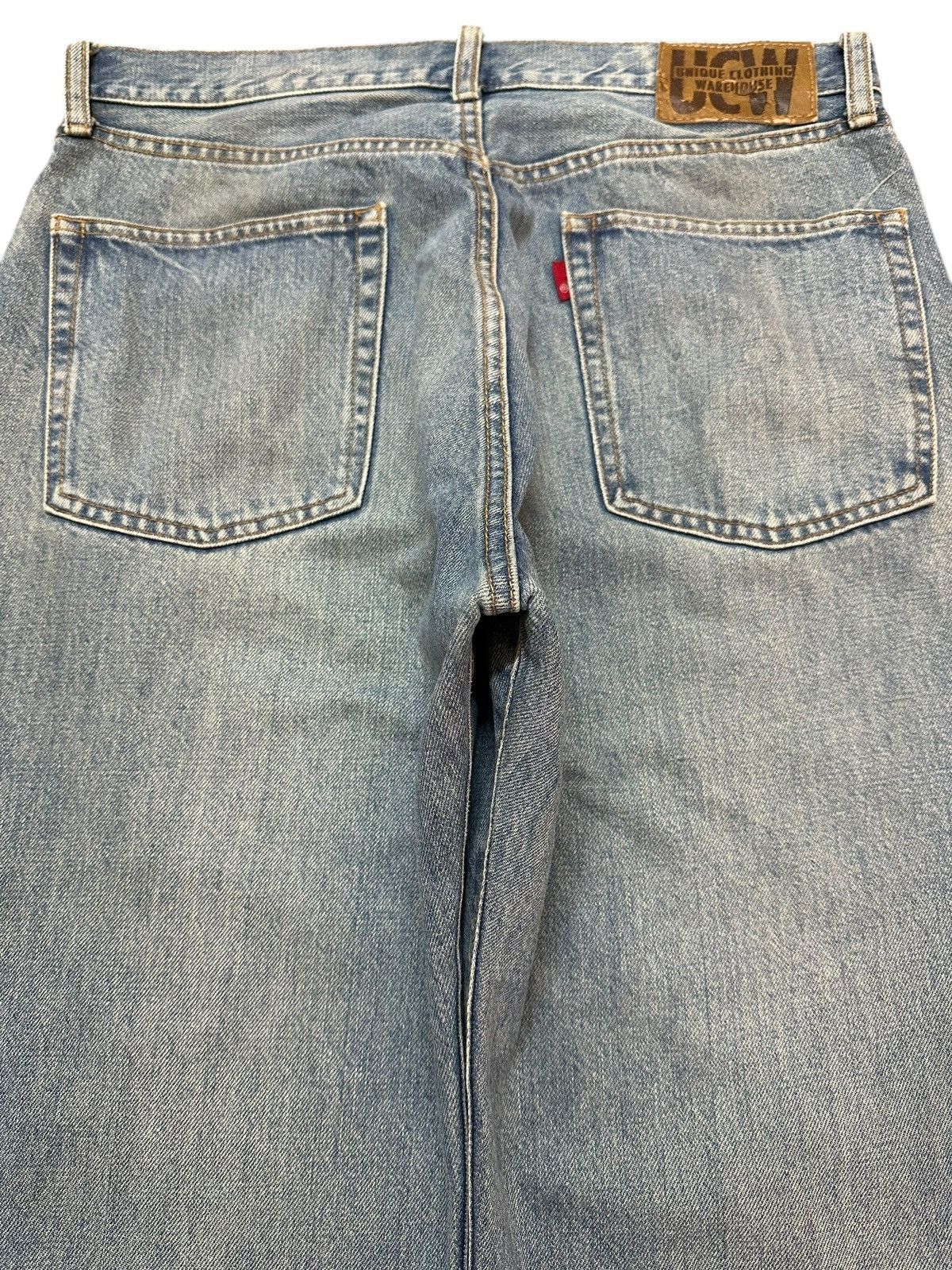 Japanese Brand Vintage Japanese Brand Faded Mud Wash Distress Baggy Jeans Size US 32 / EU 48 - 5 Thumbnail