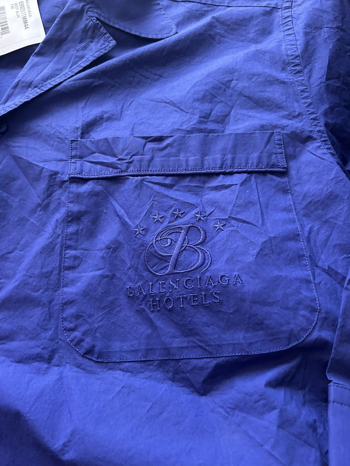 Balenciaga Balenciaga Cropped pajama shirt Size US XXS / EU 40 - 6 Thumbnail