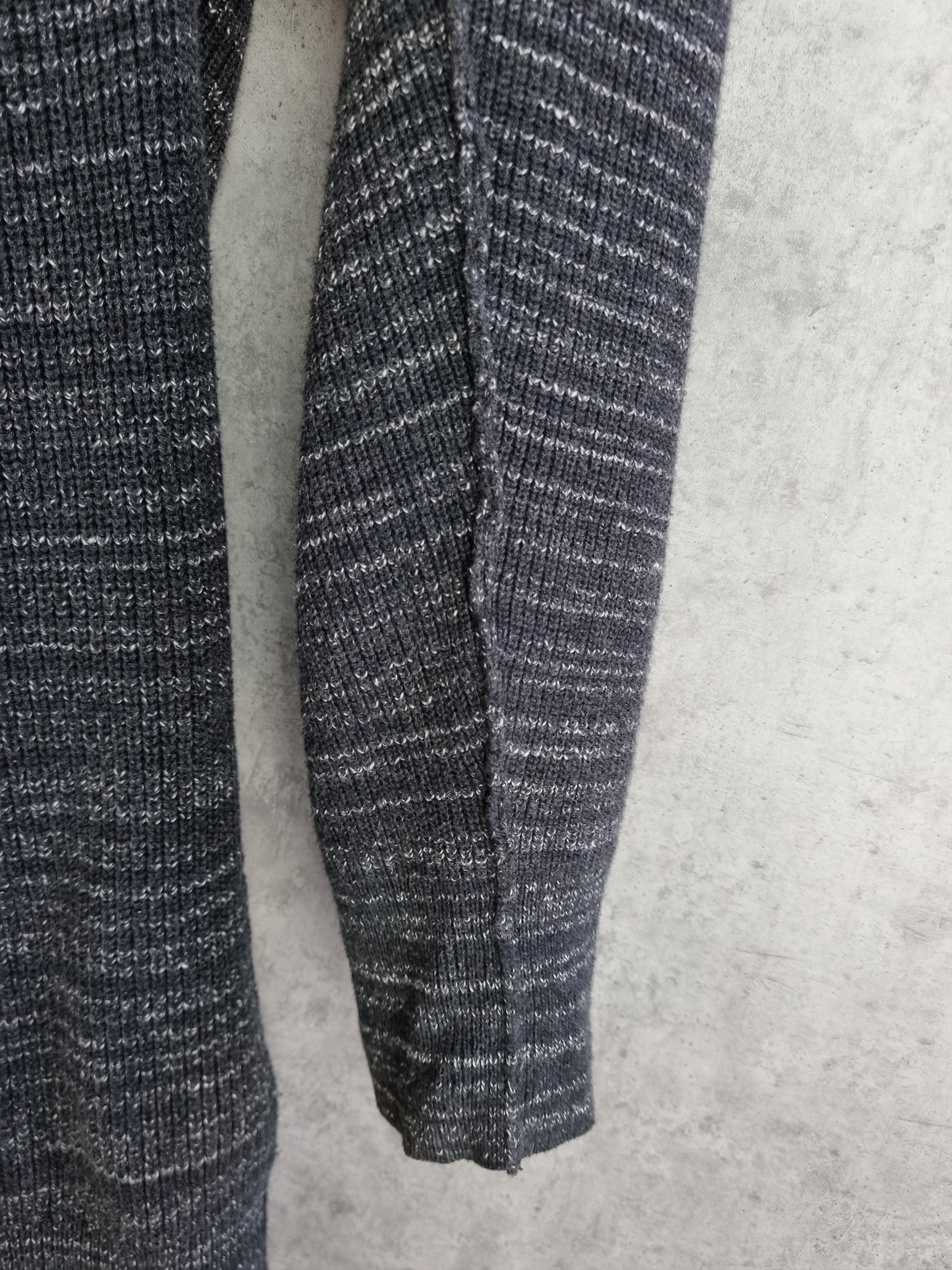 Allsaints Allsaints Rydal Crew Ridge Jumper Light Striped Knit Sweater Size US L / EU 52-54 / 3 - 16 Thumbnail
