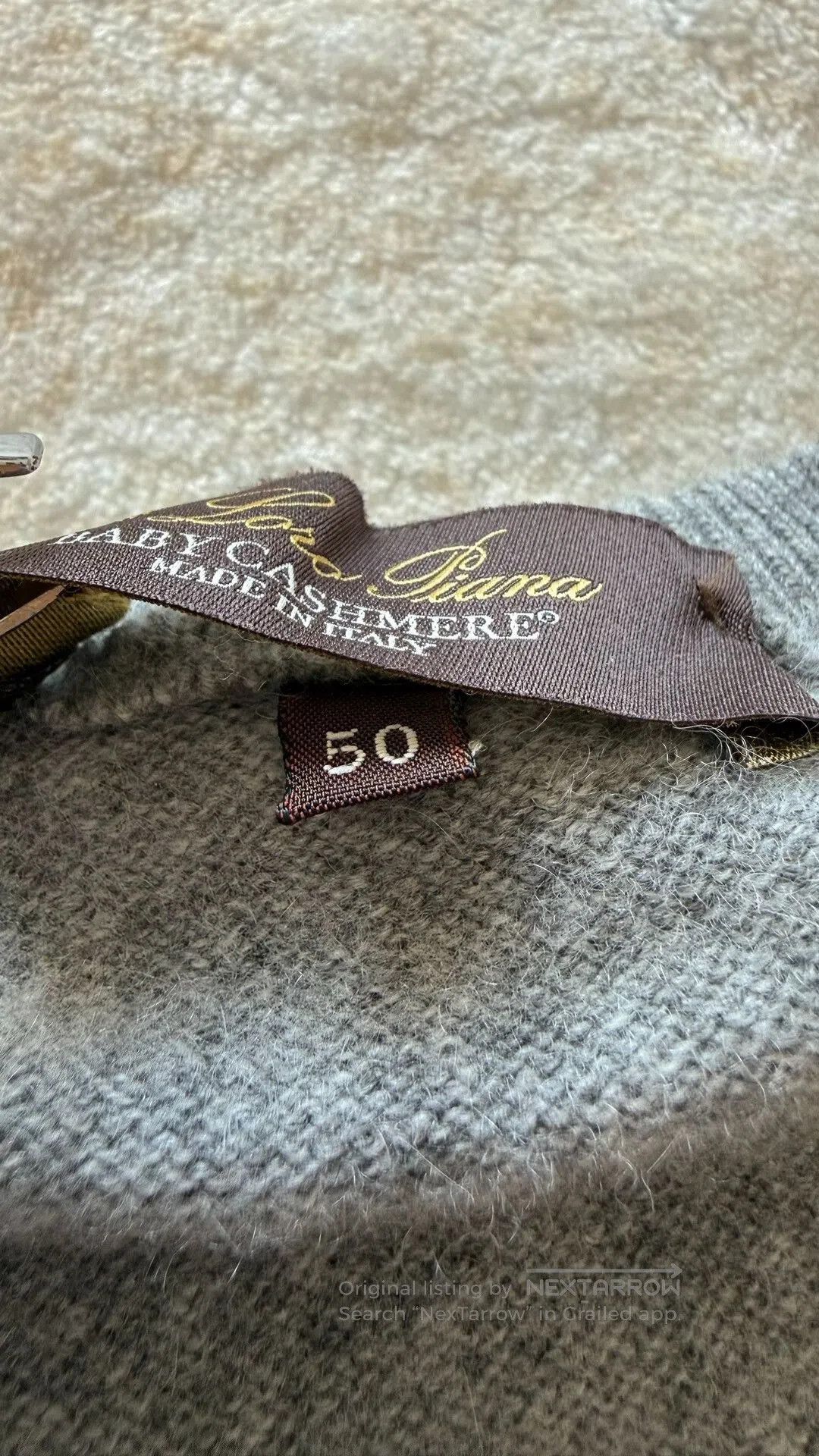 Loro Piana Baby Cashmere V-Neck Sweater.