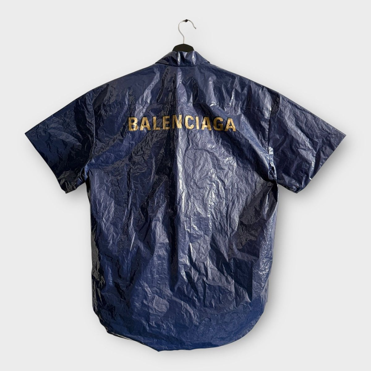 Balenciaga ARCHIVAL! Balenciaga SS18 Garbage Bag Shirt Size US L / EU 52-54 / 3 - 2 Thumbnail