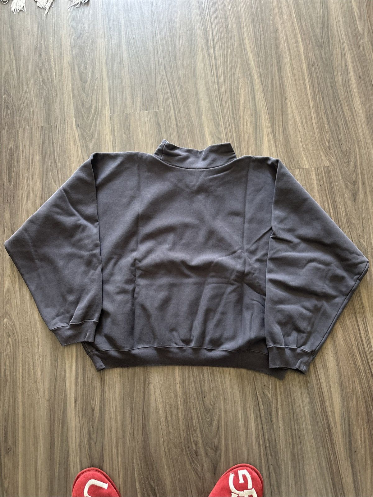 Balenciaga × Gap × Yeezy Yeezy Gap Balenciaga 03 High Neck Hoodie - Dark Gray L Size US L / EU 52-54 / 3 - 8 Thumbnail