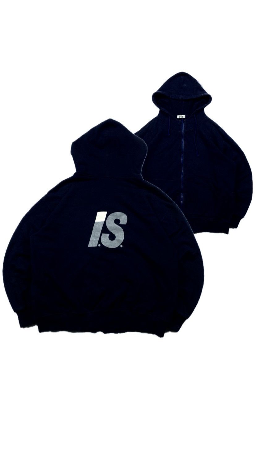 トップス 00AW im MEN issey miyake hoodie archive Issey Miyake ARCHIVE ISSEY MIYAKE Logo I.S Zip HOODIE issey style