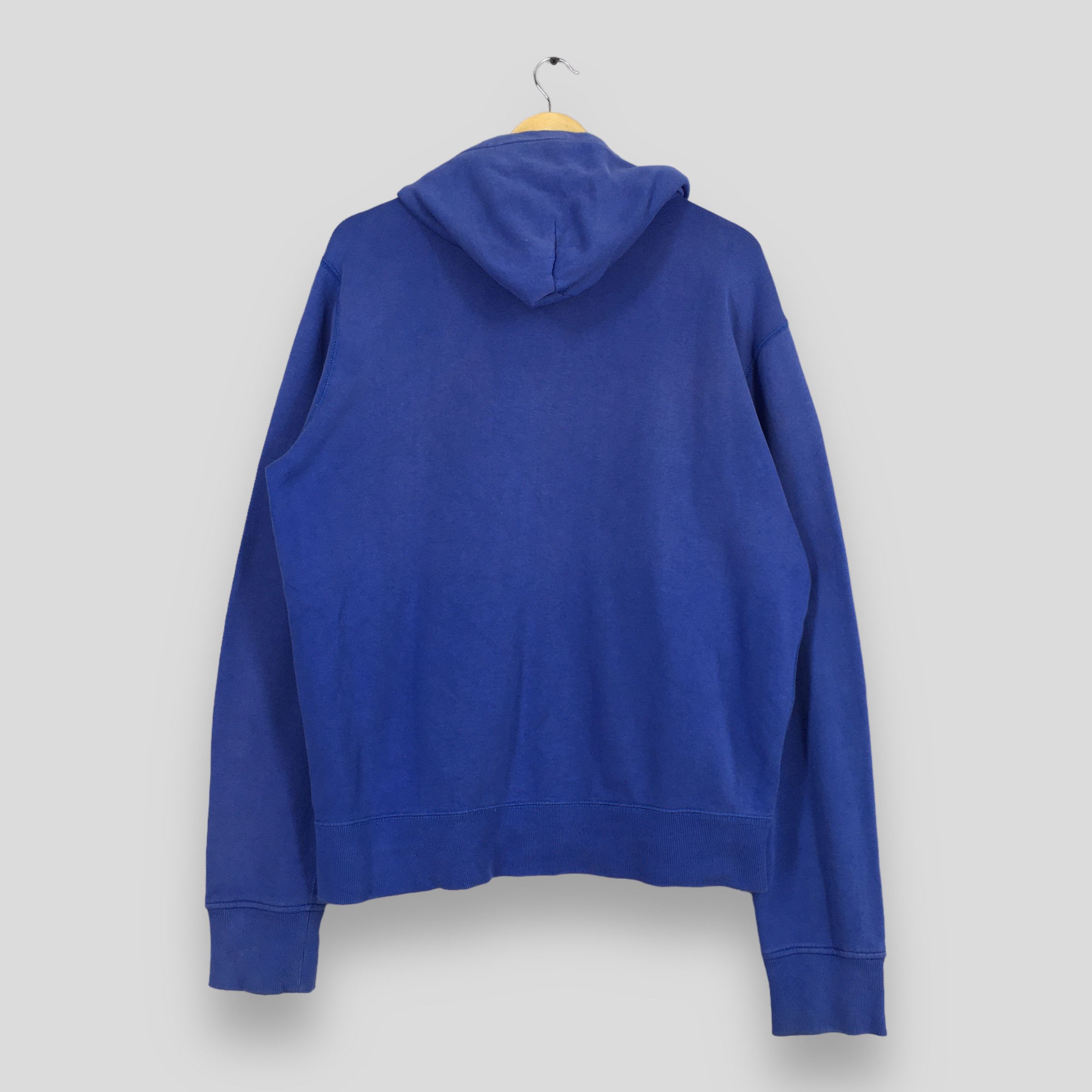 Denim & Supply Ralph Lauren × Polo Ralph Lauren × RRL Ralph Lauren Vintage Polo Ralph Lauren Polo Pony Blue Hoodie Large Size US L / EU 52-54 / 3 - 6 Thumbnail