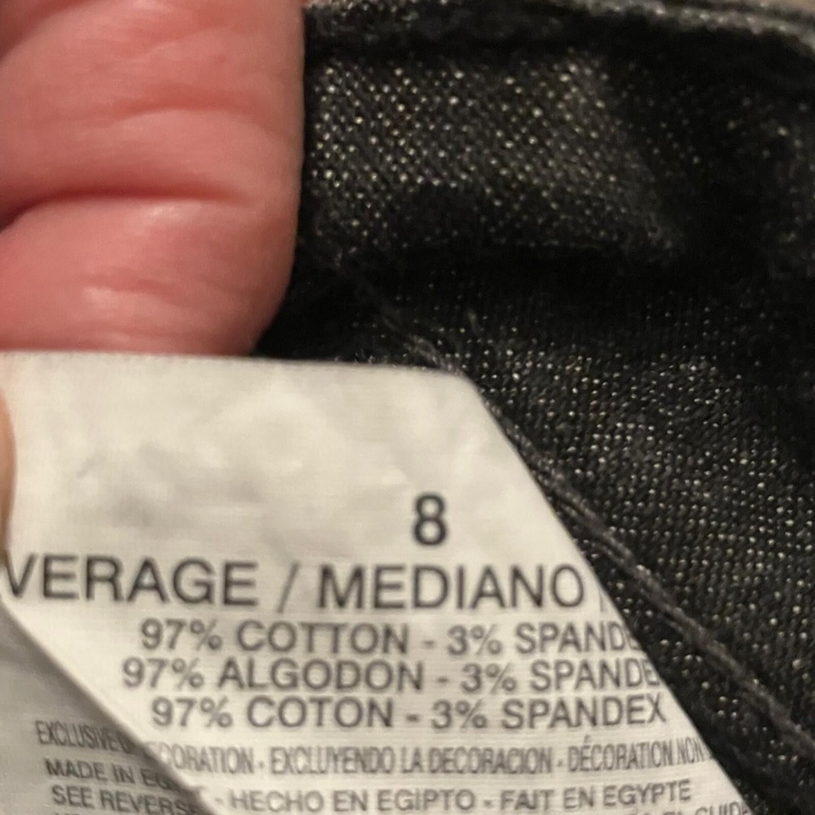 Other Gloria Vanderbilt Women's Black Straight Leg Jeans Size 30" / US 8 / IT 44 - 3 Thumbnail