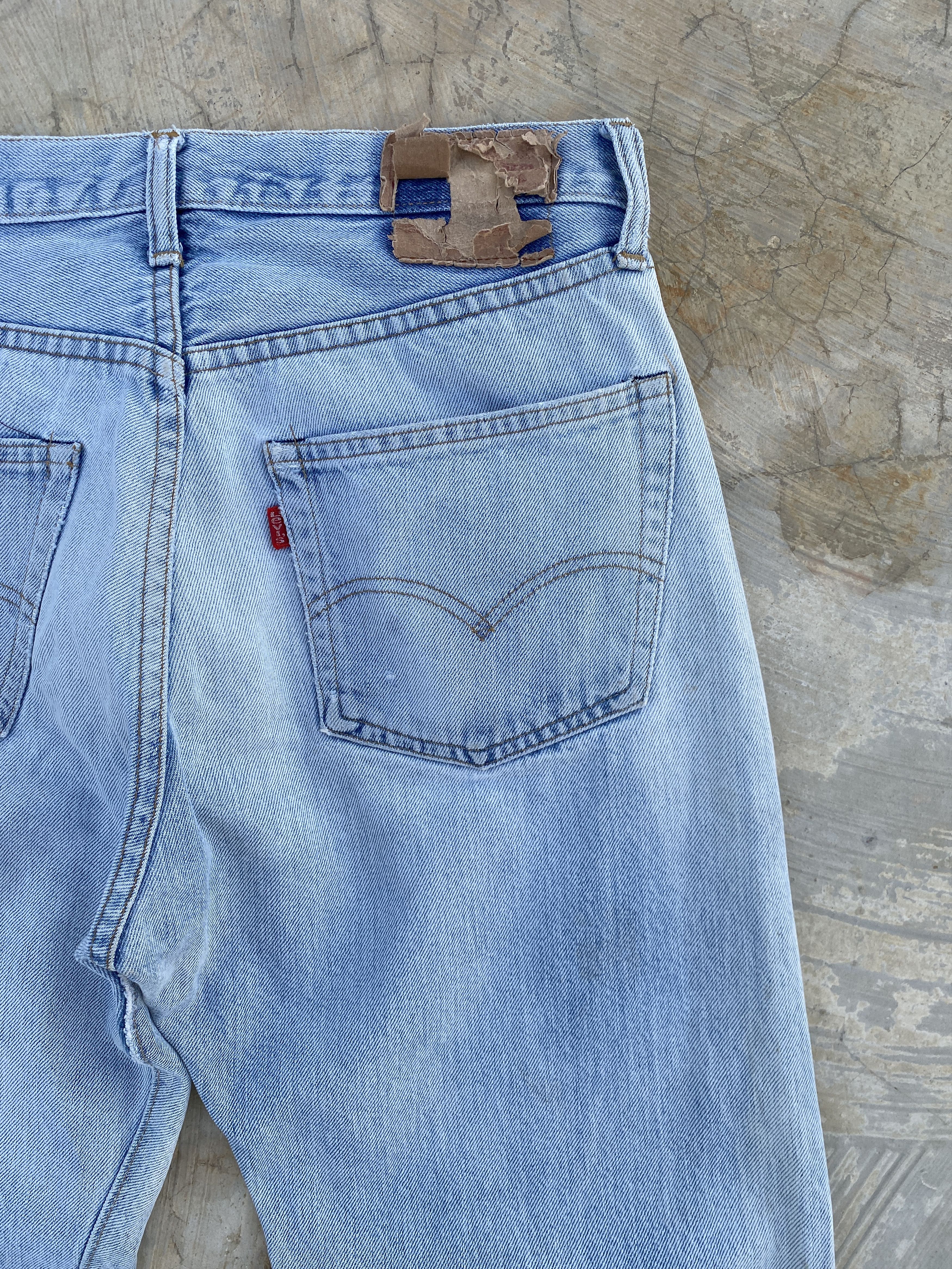 Vintage 80s Levis 501 Redline #6 Selvedge Jeans