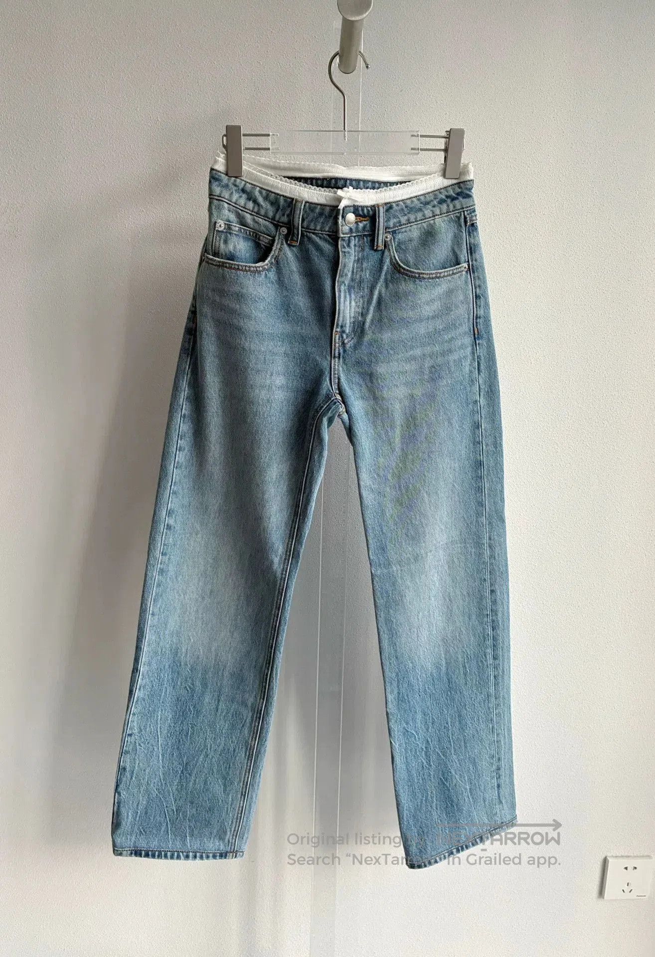 Alexander Wang Alexander Wang Light Blue Straight Jeans. Size 25" / US 0 / IT 36 - 2 Thumbnail