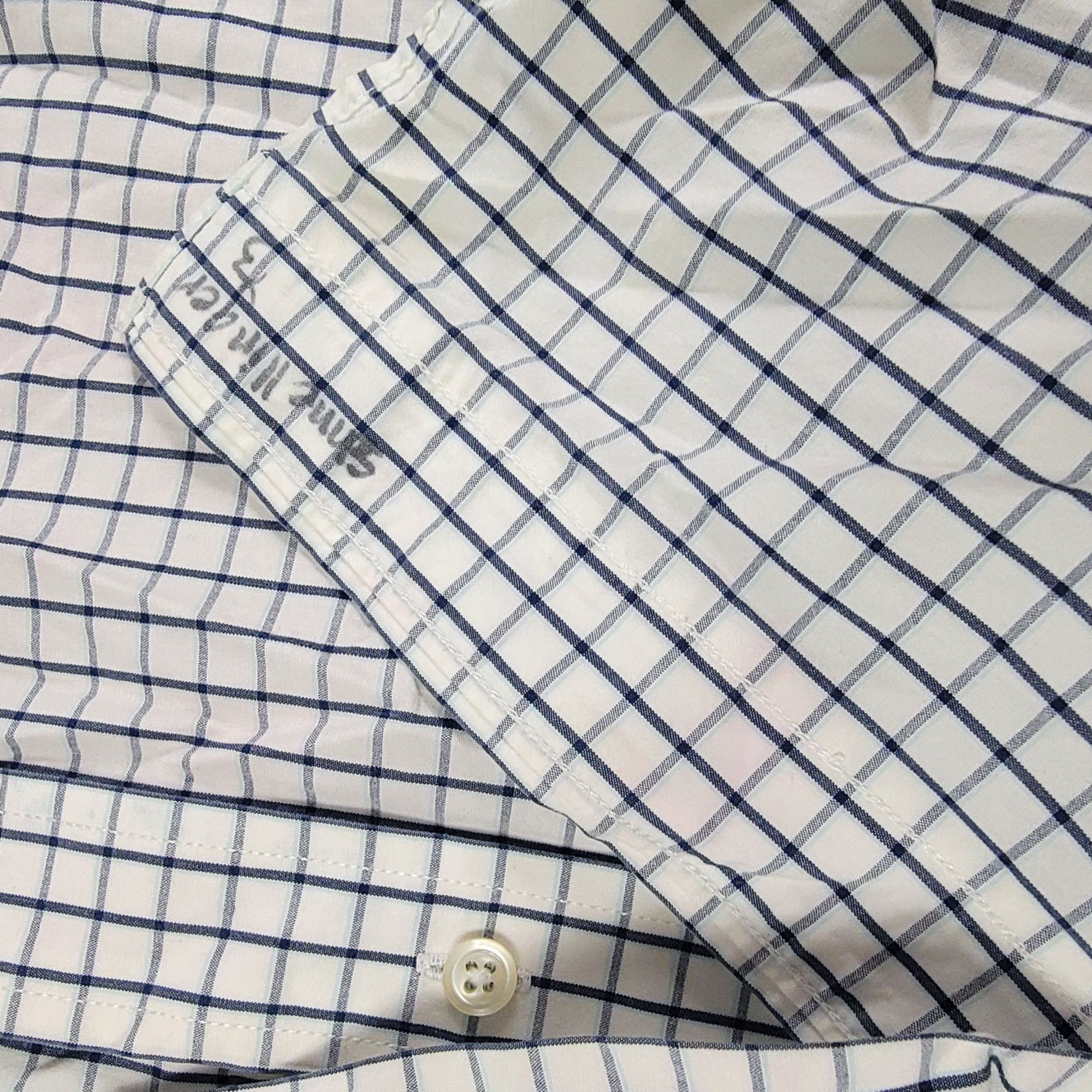 Tommy Hilfiger Tommy Hilfiger Mens XL White Checkered Short Sleeve Shirt Ca Size US XL / EU 56 / 4 - 5 Thumbnail