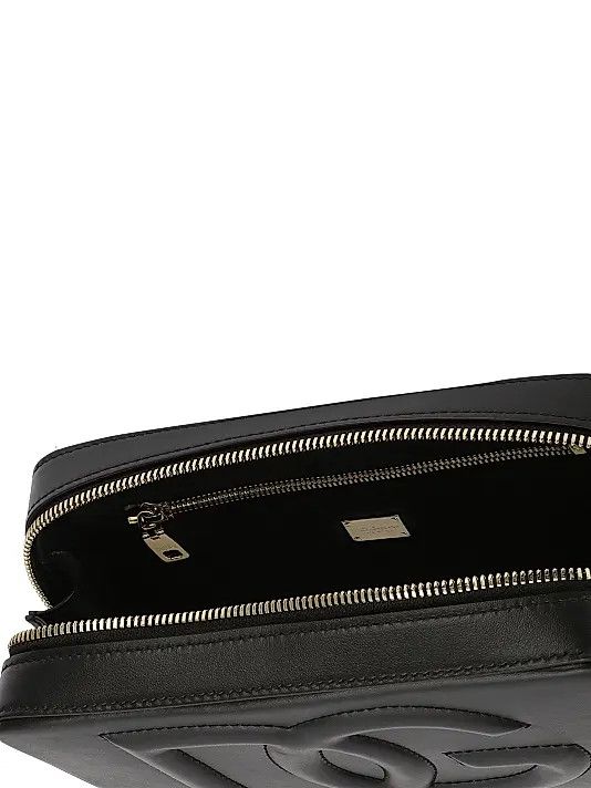 Dolce & Gabbana os11x1225 Size: OS / DG Logo Leather Shoulder Bag in Black Size ONE SIZE - 2 Thumbnail