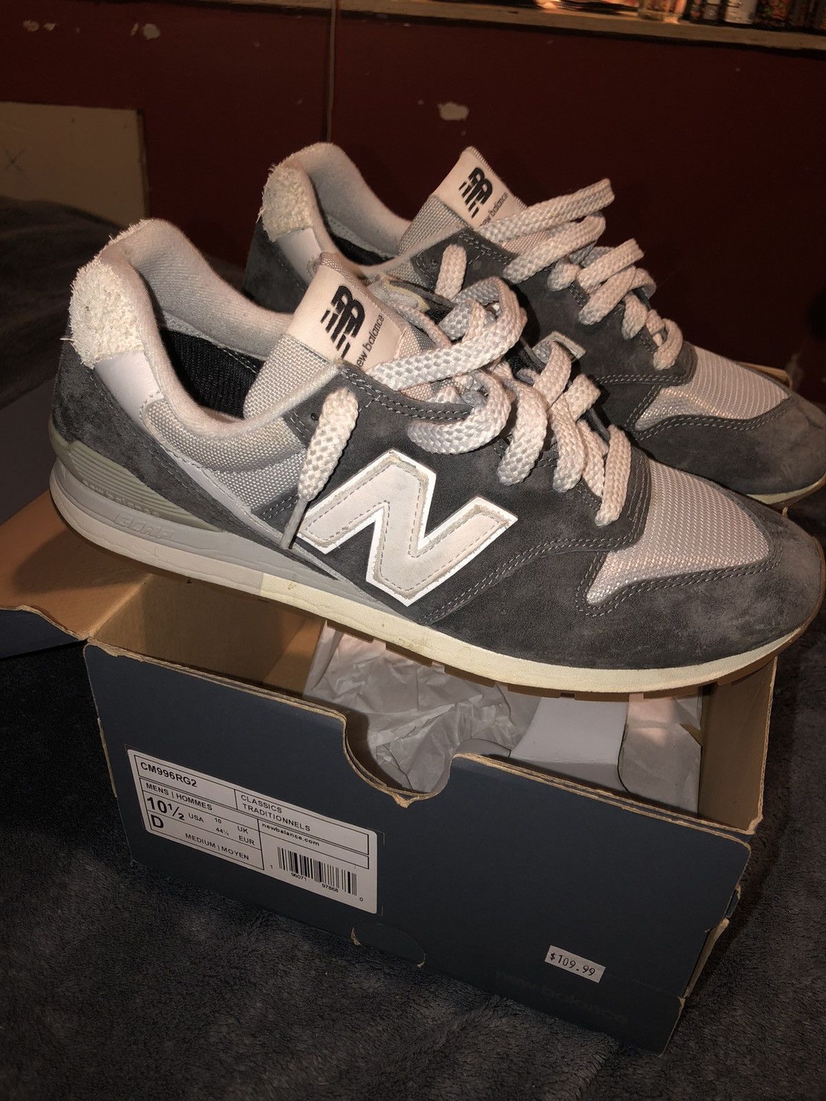 New Balance New Balance CM996 Size US 10.5 / EU 43-44 - 1 Thumbnail