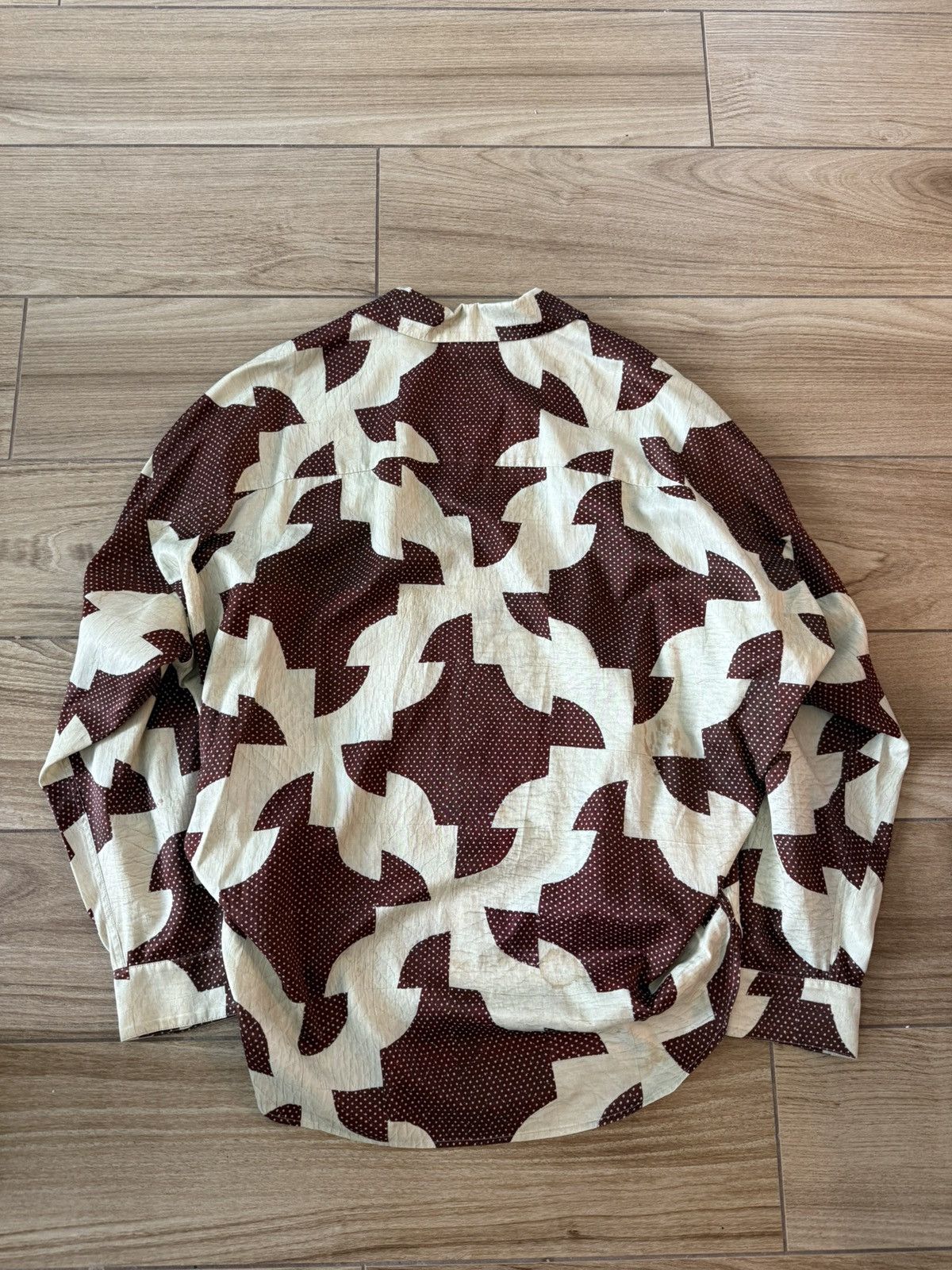 Maison MIHARA YASUHIRO Maison Mihara Yasuhiro Drunker's Path Shirt 'Red' Size US XXS / EU 40 - 7 Thumbnail