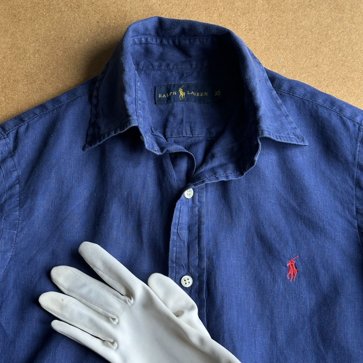 Polo Ralph Lauren Polo Ralph Lauren Linen Shirt Size US XS / EU 42 / 0 - 2 Thumbnail