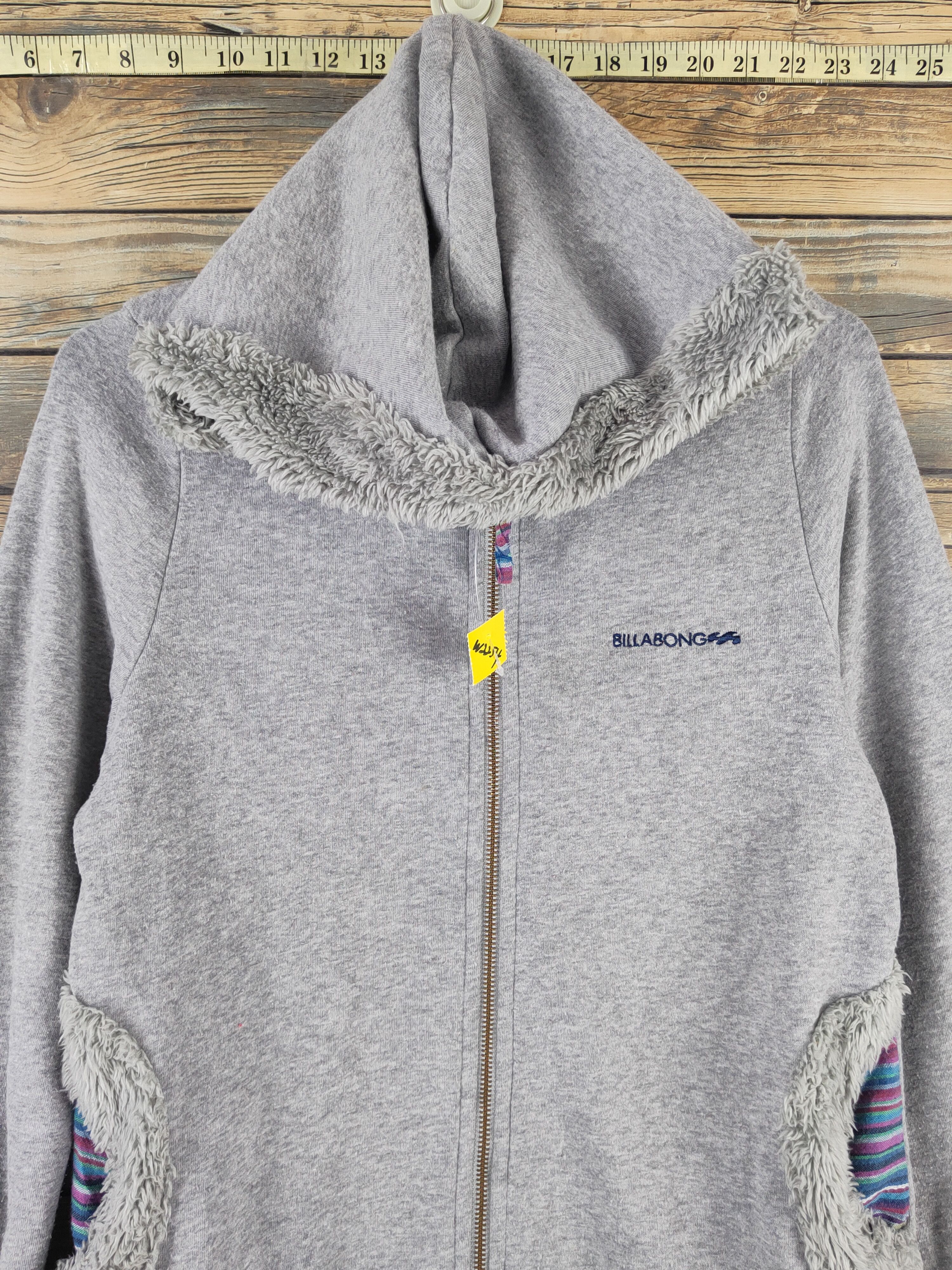 Billabong Billabong Gray Hoodie Sweaters #W2254 Size M / US 6-8 / IT 42-44 - 2 Thumbnail