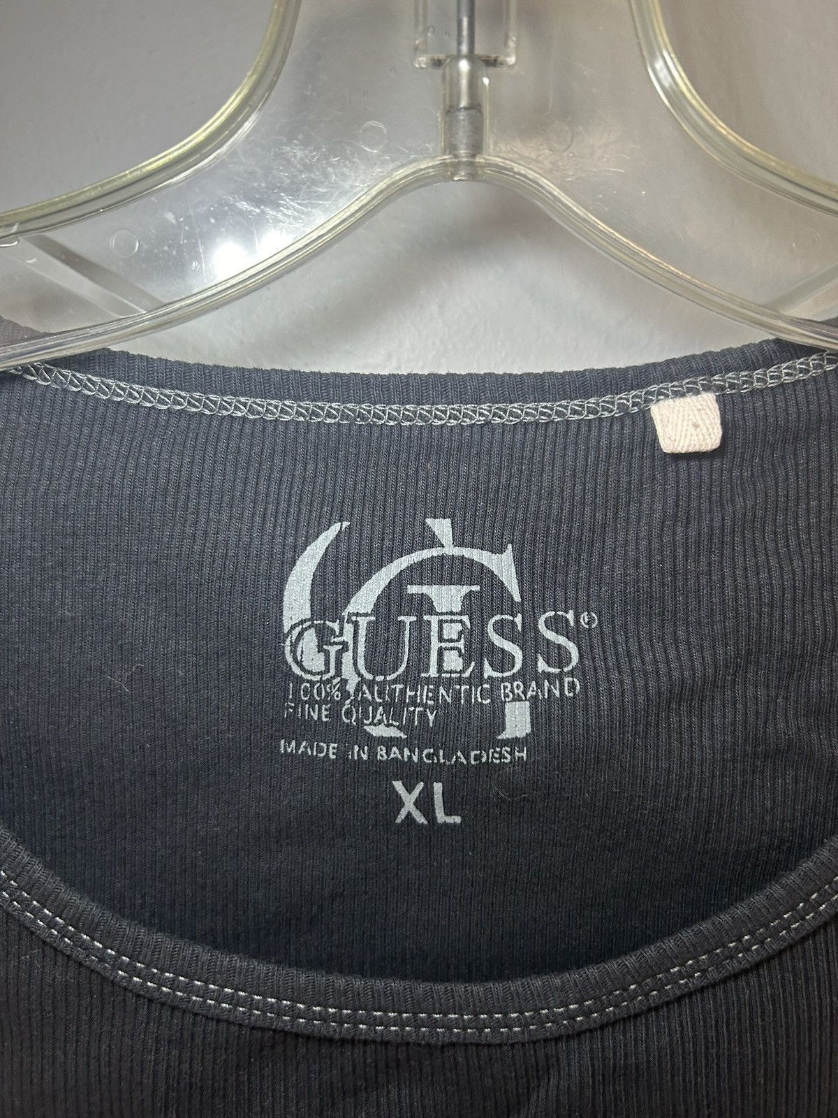 Guess Vintage Guess Jeans USA “Forbidden” cross tank top Size US XL / EU 56 / 4 - 3 Thumbnail