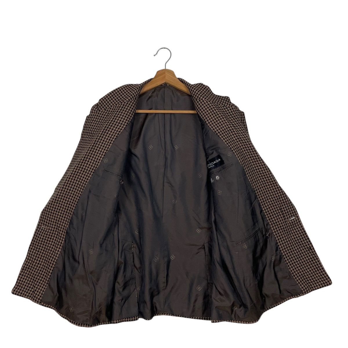 Balenciaga Balenciaga Paris Herringbone Wool Double Breasted Jacket Size US M / EU 48-50 / 2 - 11 Thumbnail