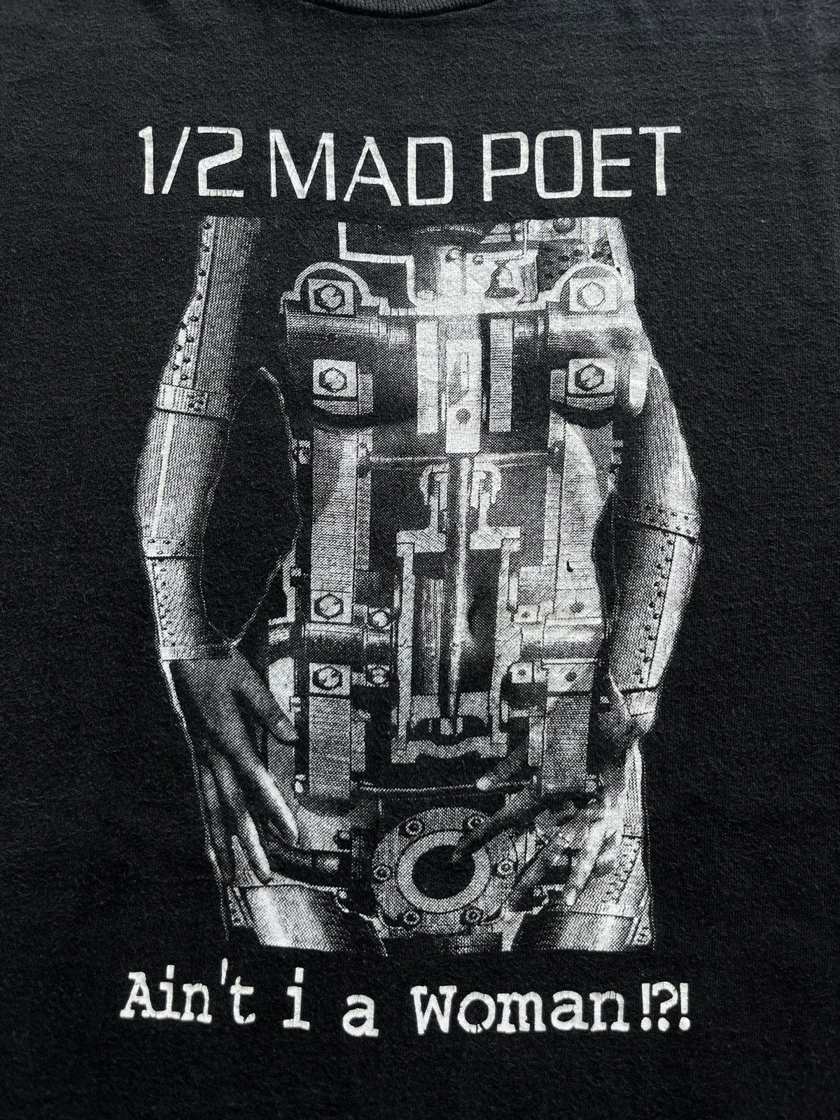 Band Tees × Vintage Vintage 1/2 MAD POET Ain’t i a Woman !?! Band 90’s Tshirt Size US XL / EU 56 / 4 - 5 Thumbnail