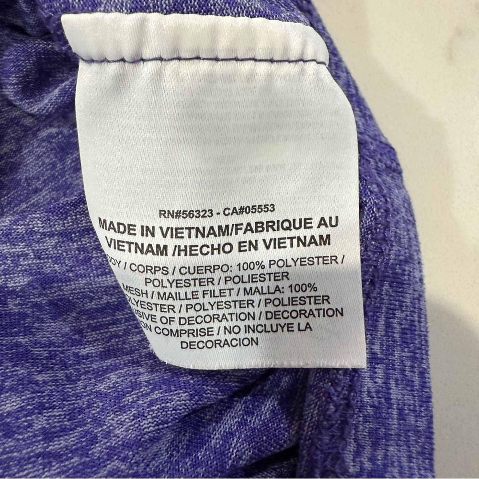 Nike Nike Dri-Fit Racerback Athletic Tank Top Womens Small Purple Size S / US 4 / IT 40 - 4 Thumbnail
