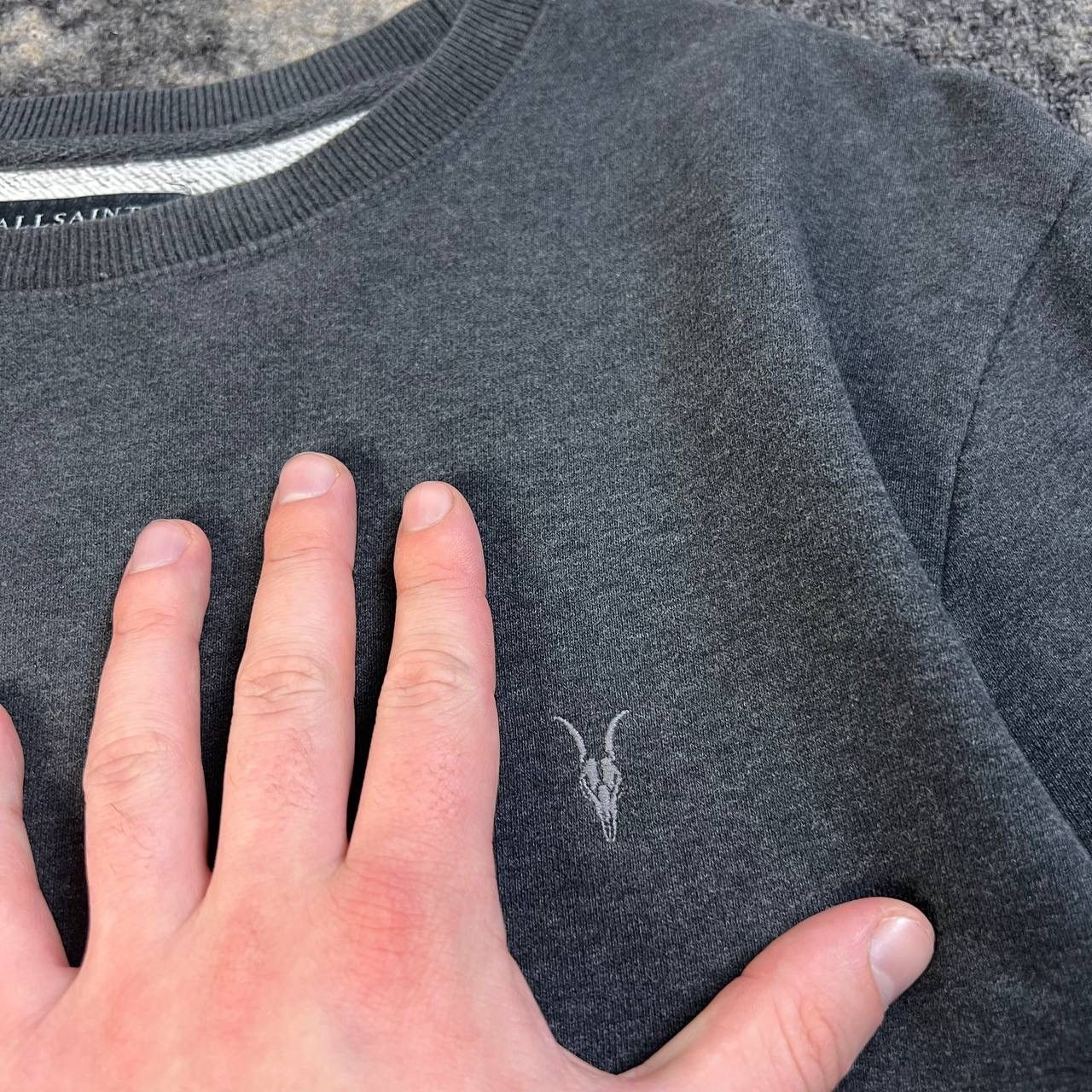 Allsaints AllSaints Mini Logo Luxury Sweatshirt Streetwear Style Size US L / EU 52-54 / 3 - 4 Thumbnail