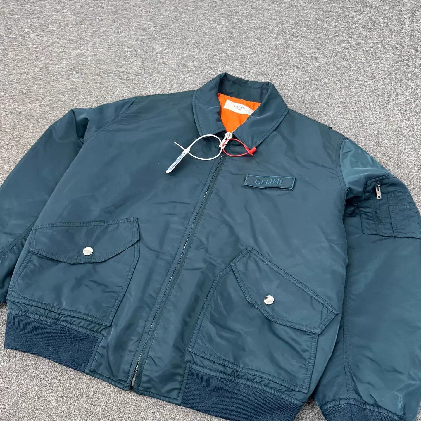 Celine Celine MA-1 Pilot Jacket Chest Logo 50 (99 New) Size US M / EU 48-50 / 2 - 3 Thumbnail