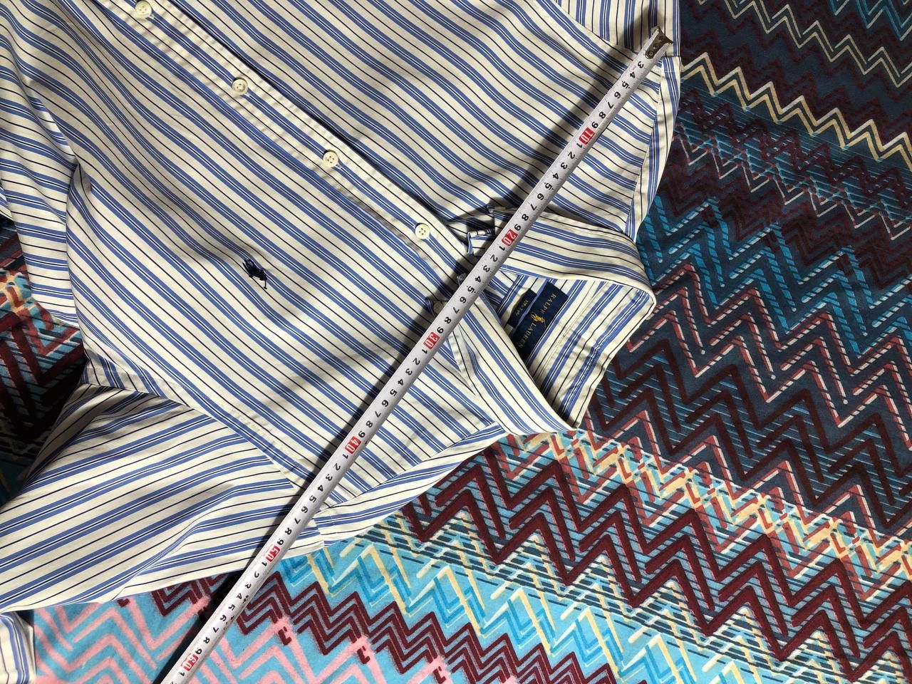 Polo Ralph Lauren × Vintage Vintage Polo Ralph Lauren Striped Button Up Size US L / EU 52-54 / 3 - 10 Thumbnail