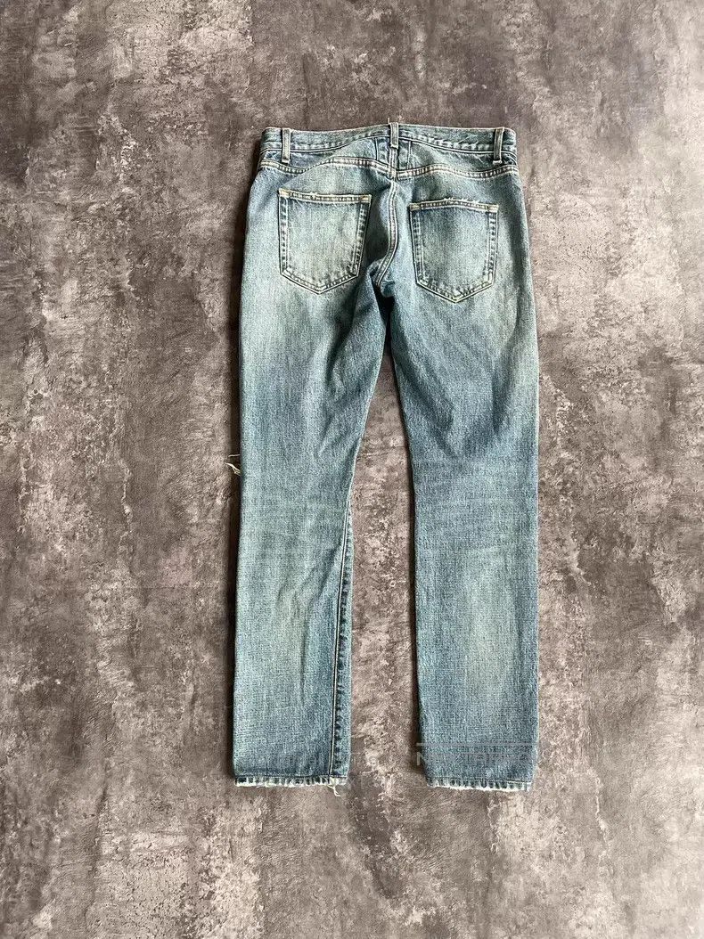 Saint Laurent Paris Saint Laurent Paris Single Knee Cut-out Destroyed Denim Pa Size US 30 / EU 46 - 2 Thumbnail