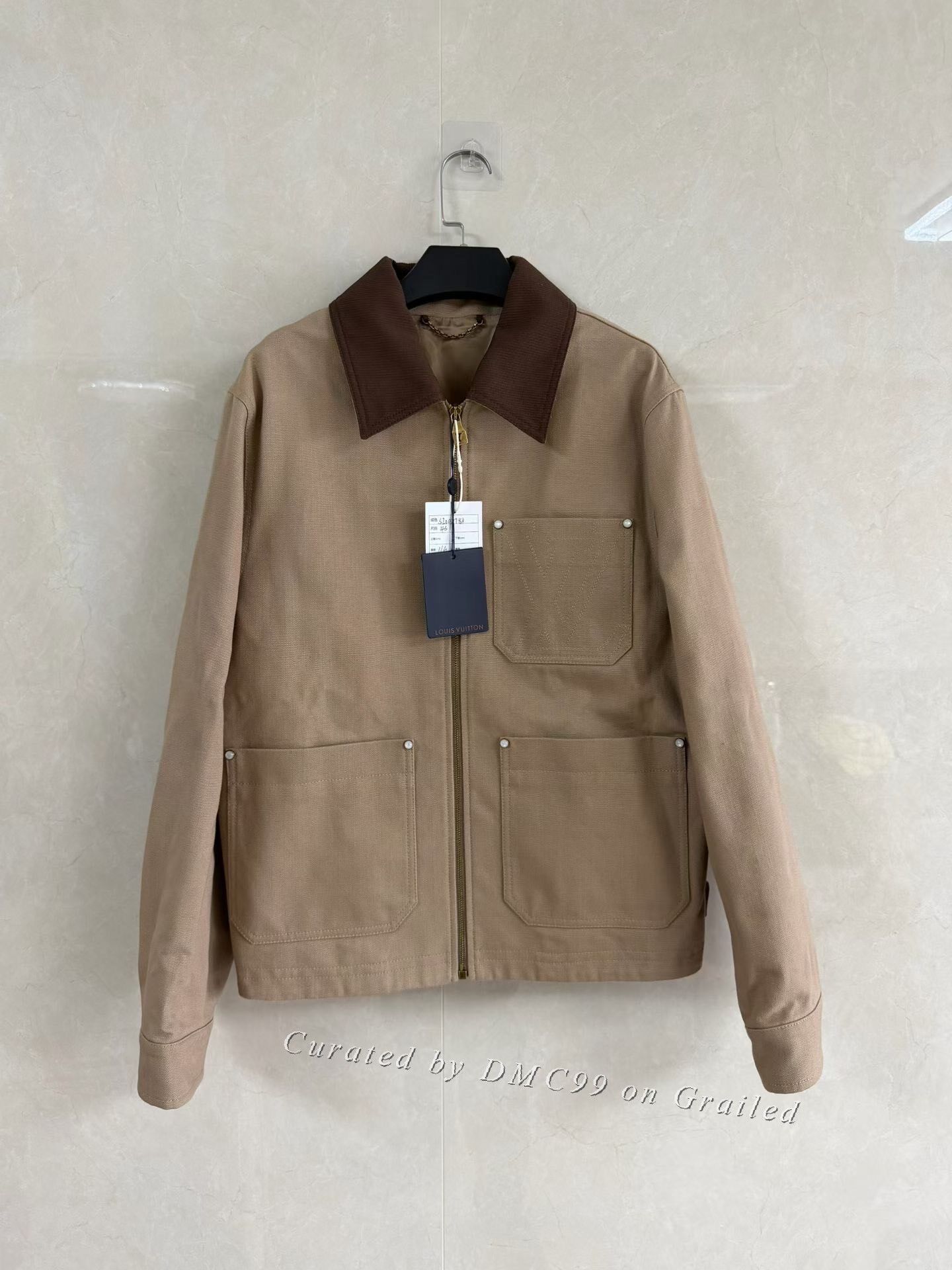 Louis Vuitton Louis Vuitton Chest Embroidery Denim Zip Jacket Size US S / EU 44-46 / 1 - 1 Thumbnail