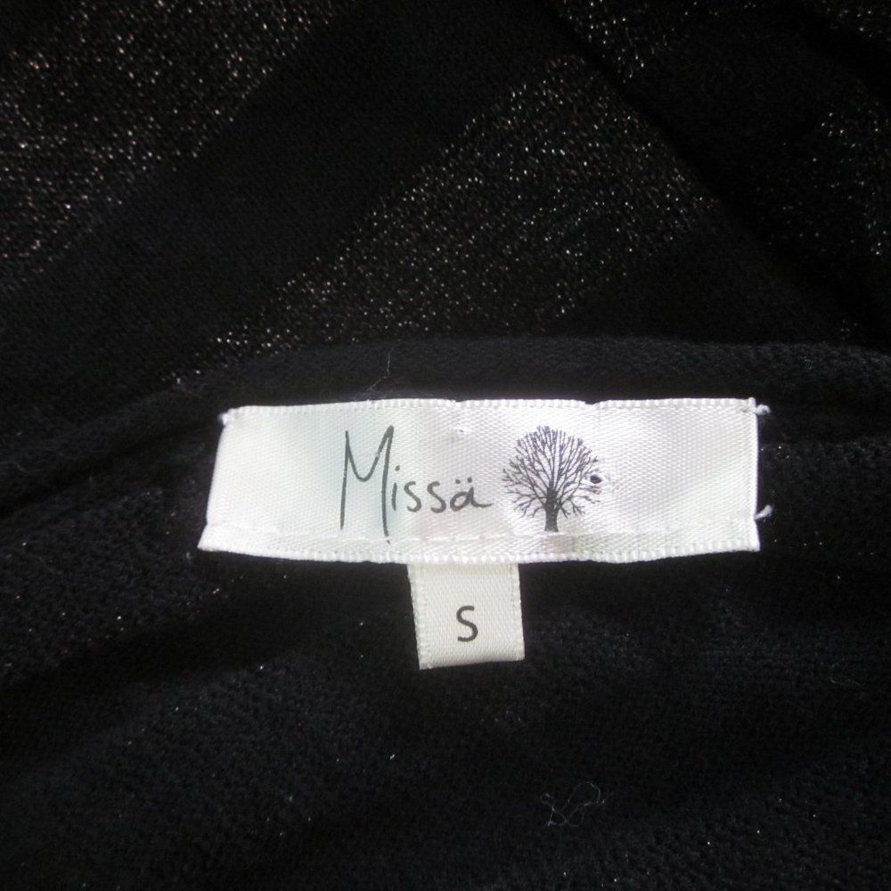 Other Missa Cotton Sweater Black Tonal Stripe Size S Size S / US 4 / IT 40 - 2 Thumbnail