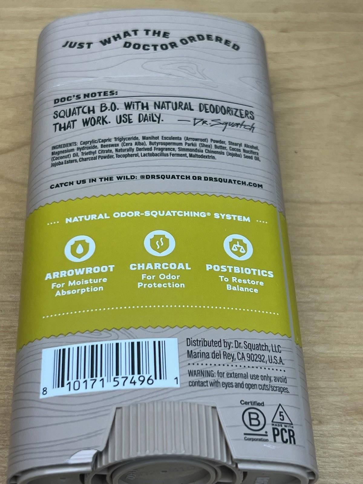 Other Dr Squatch Mountain Meadow Aluminum Free Natural Deodorant Size ONE SIZE - 5 Thumbnail