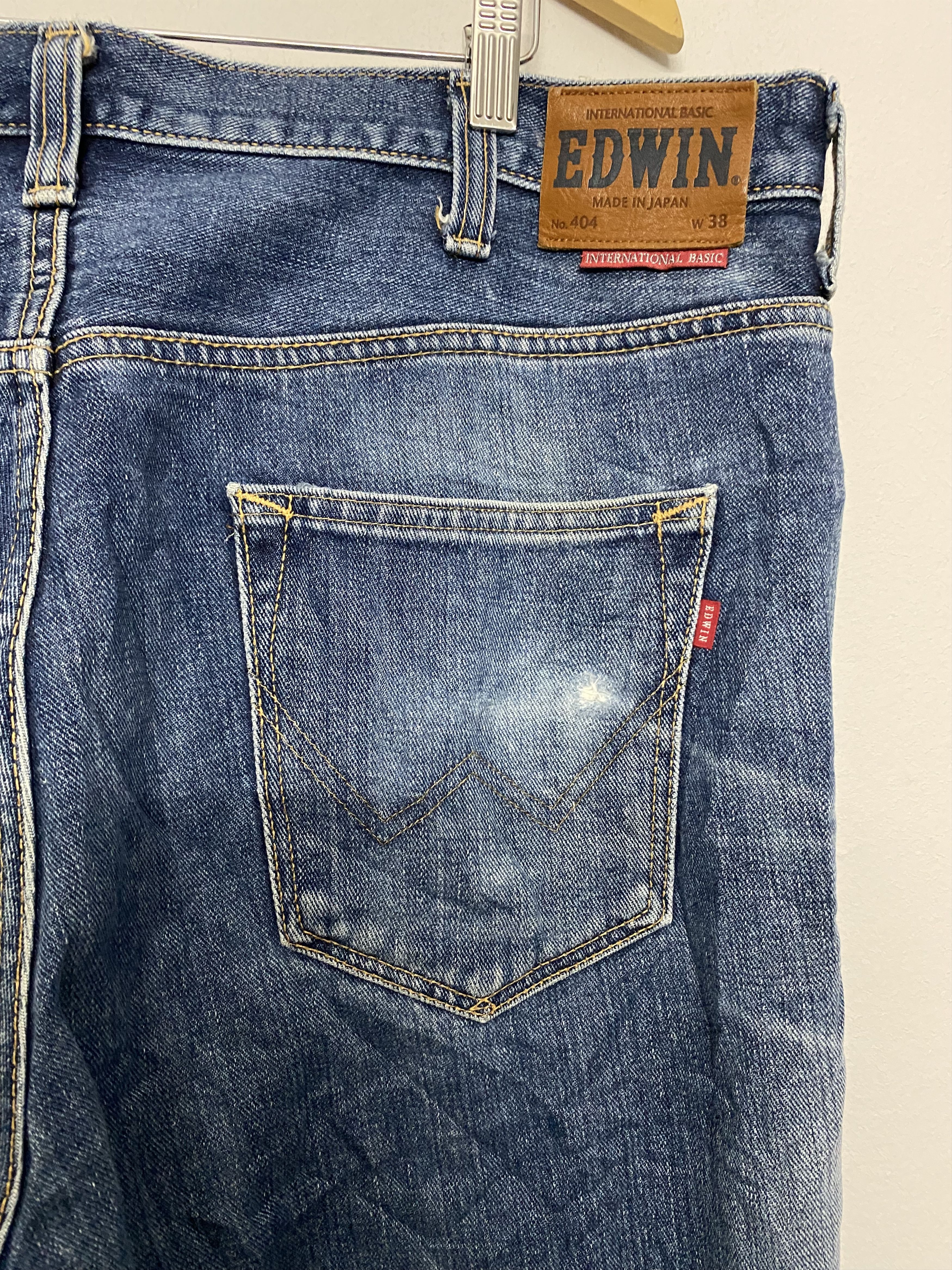 Edwin Edwin 404 MADE IN JAPAN International Basic Denim Jeans W38 Size US 40 / EU 56 - 9 Thumbnail