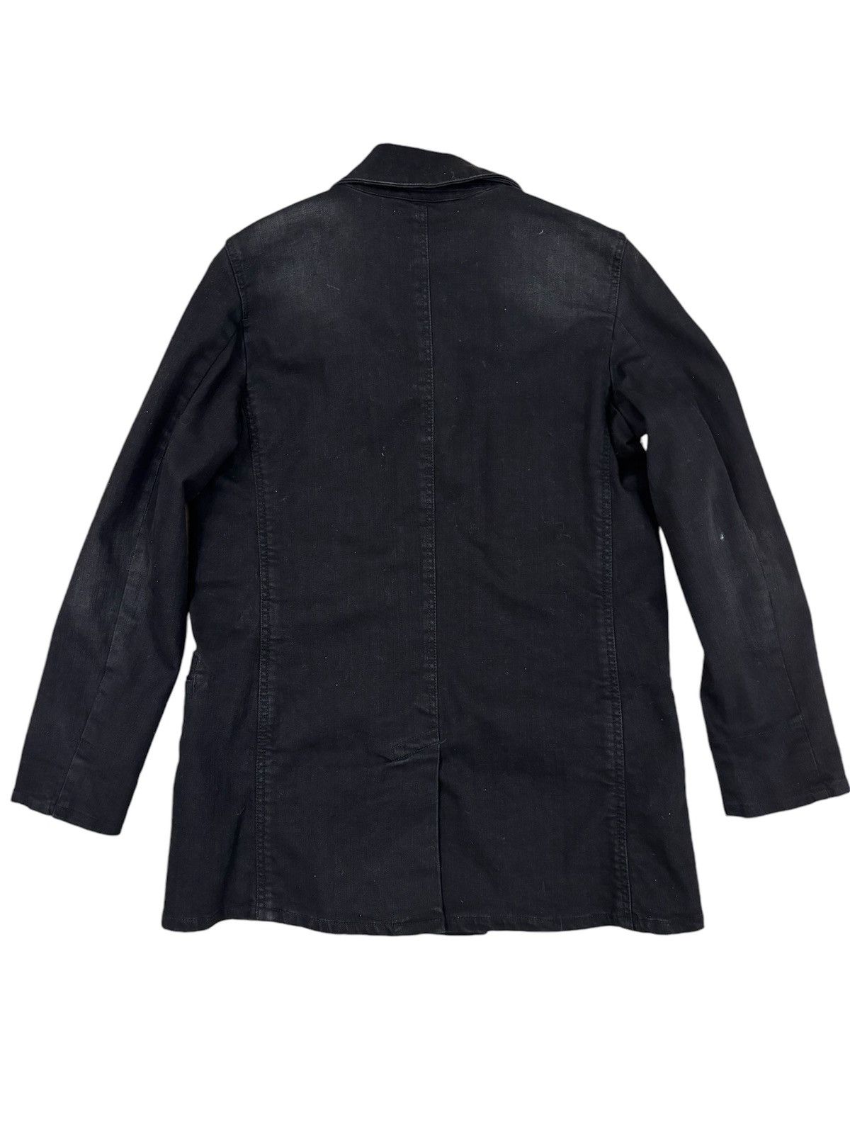 Lauren Ralph Lauren LRL Ralph Lauren Black Denim Double Breasted Pea Coat Men M Size US M / EU 48-50 / 2 - 2 Thumbnail