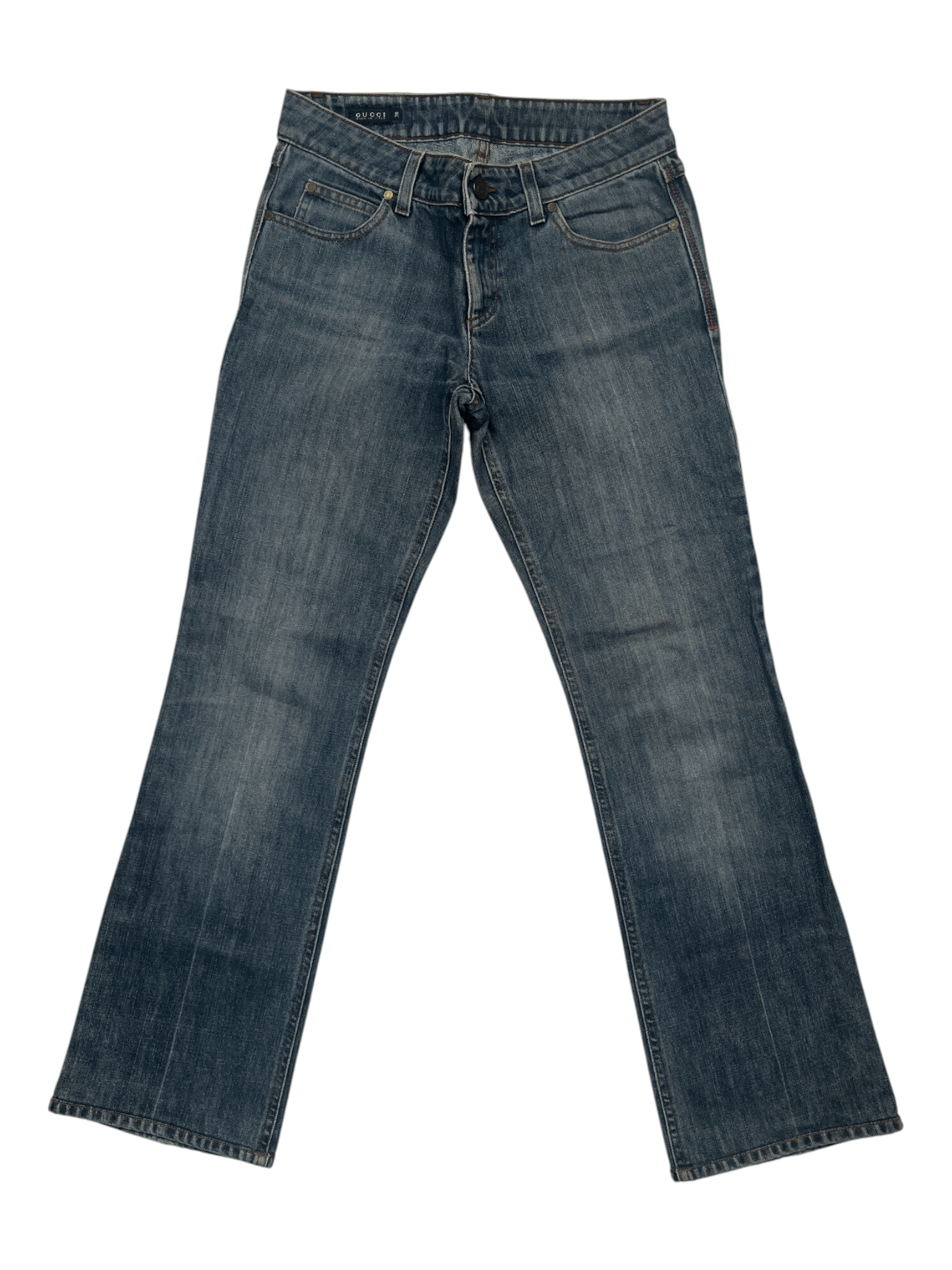 Gucci Gucci Blue Washed Jeans Size 26" / US 2 / IT 38 - 1 Thumbnail