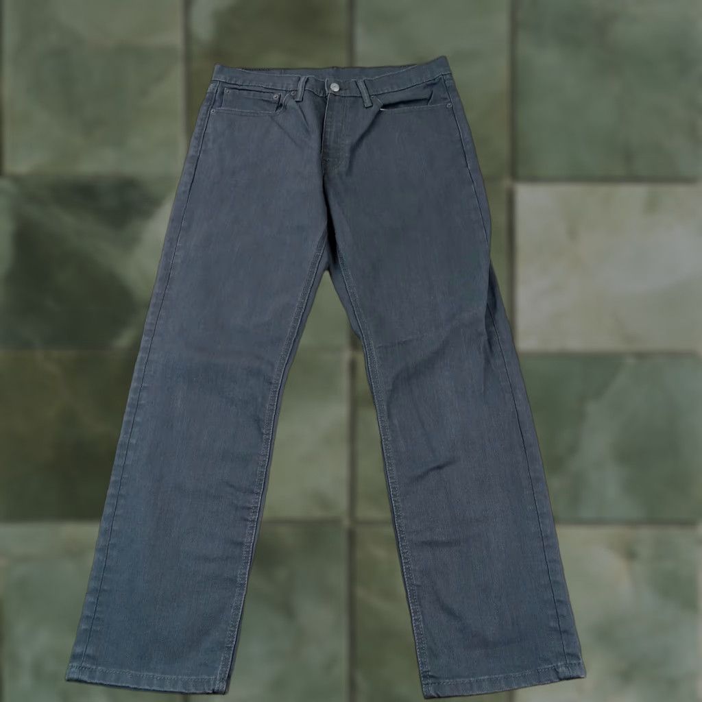 Levi's Levi's 541 Jeans Mens 34x30 Black Denim Stretch Casual Straight Leg Comfort Size US 34 / EU 50 - 1 Thumbnail