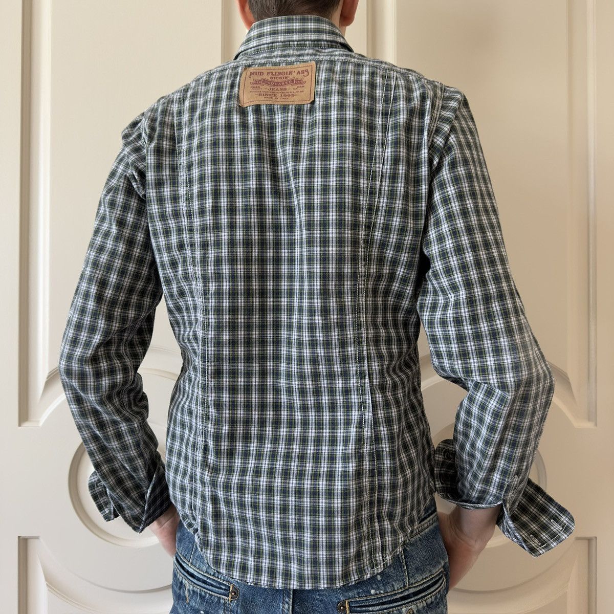 Dsquared2 S/S 2003 Dsquared2 Mud Flingin’ Western Button-up Shirt Size US M / EU 48-50 / 2 - 2 Thumbnail