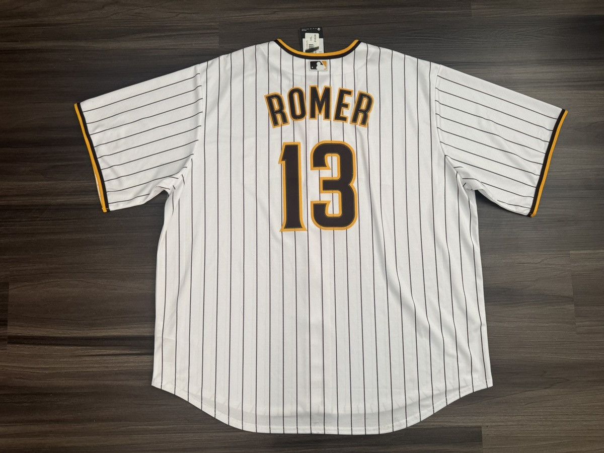 Nike Nike San Diego Padres ROMER #13 MLB Stitched Stripe Jersey Size US XXL / EU 58 / 5 - 8 Thumbnail